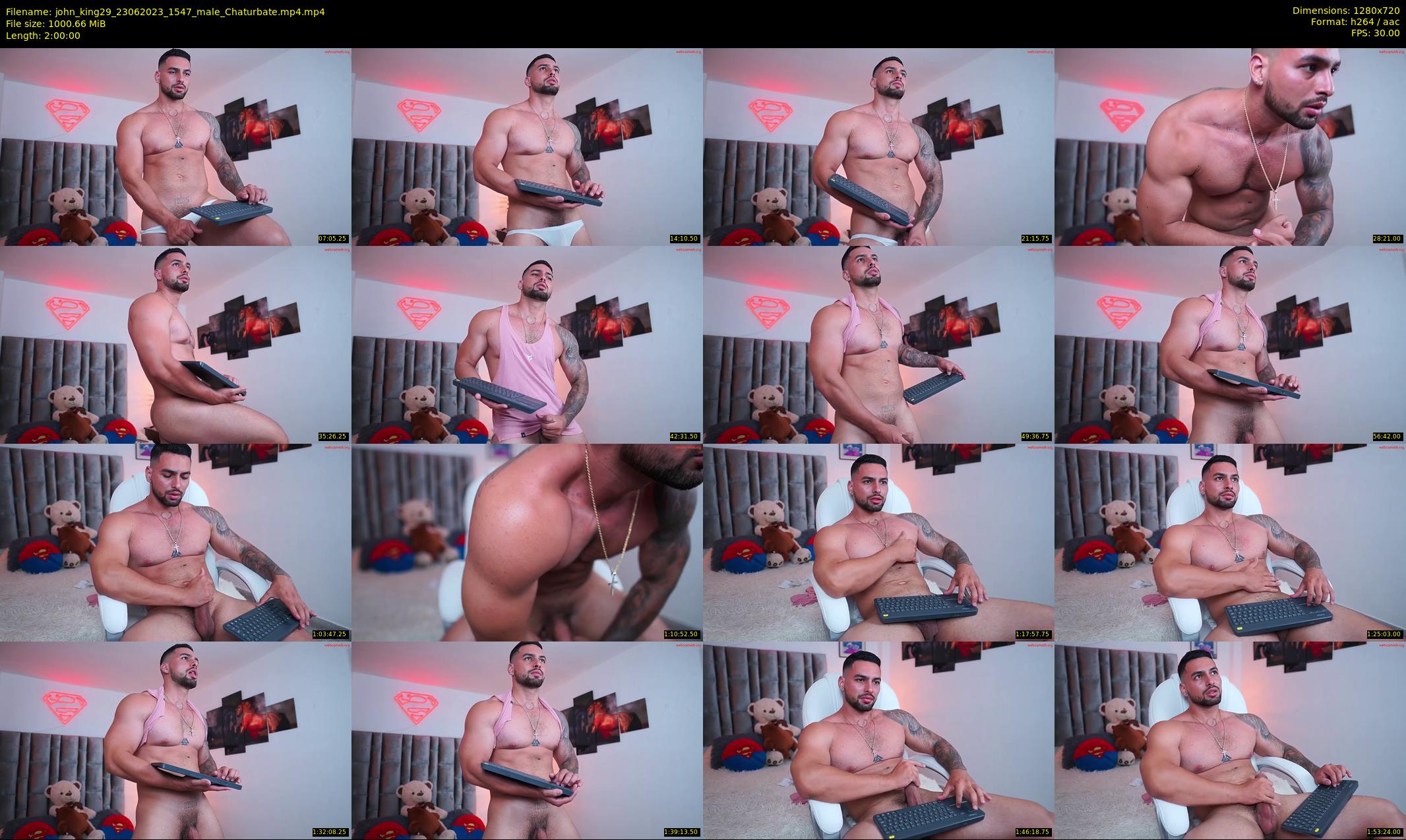 john_king29 — 120 minute Chaturbate male cam show recording, 720p, Jun 23, 2023