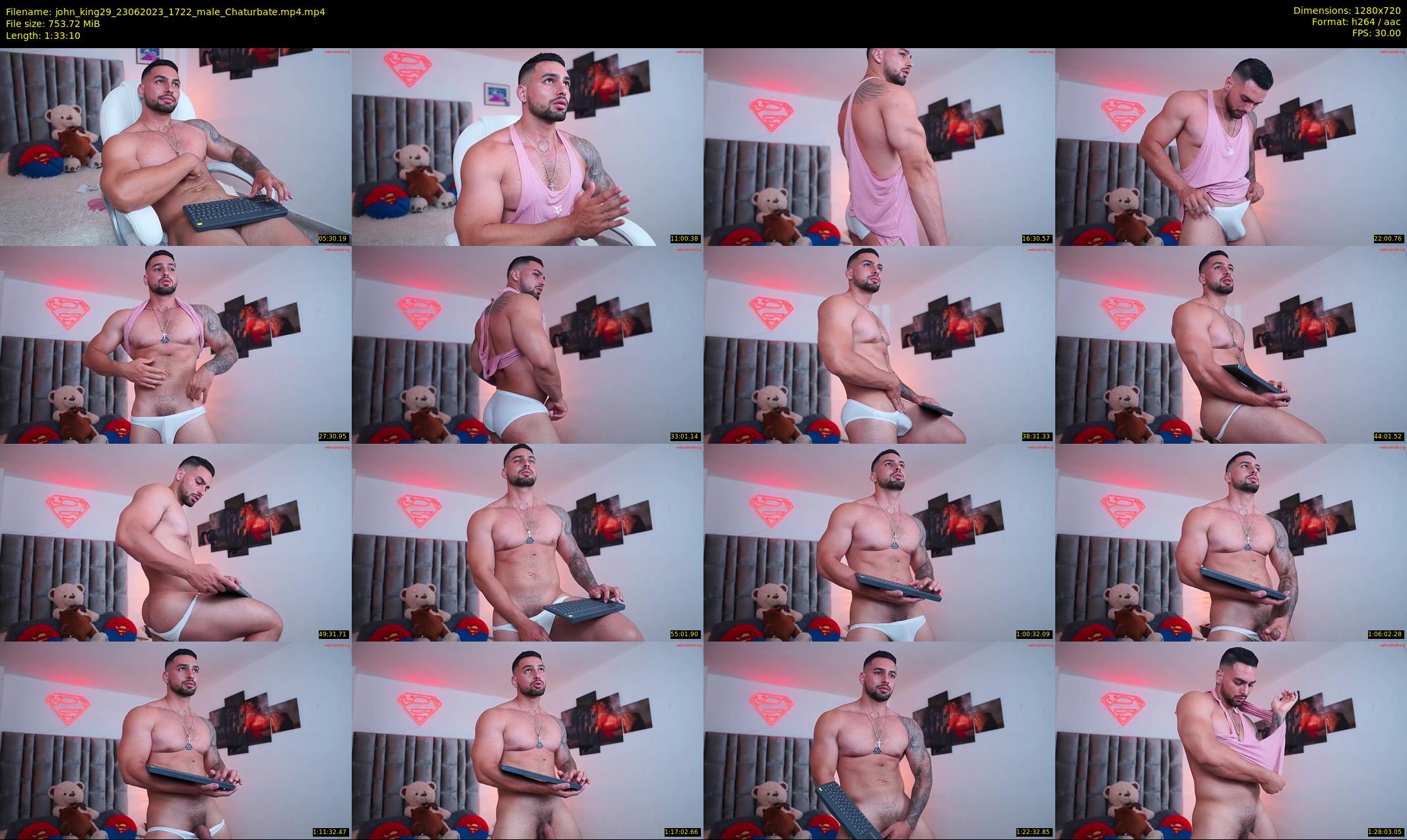 john_king29 — 94 minute Chaturbate male cam show recording, 720p, Jun 23, 2023