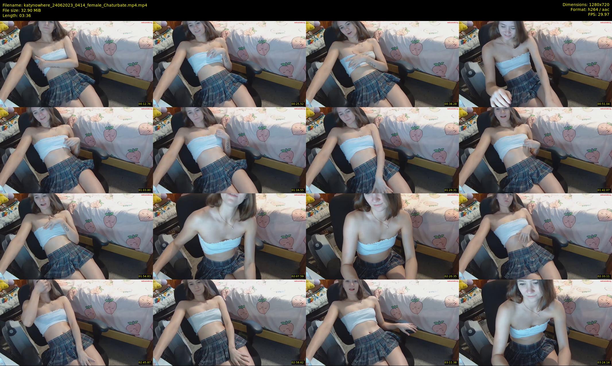 katynowhere — 4 minute Chaturbate female cam show recording, 720p, Jun 24, 2023