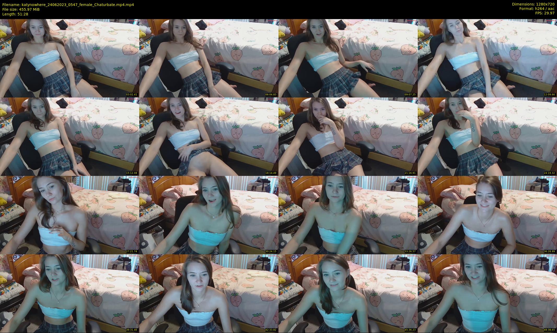 katynowhere — 52 minute Chaturbate female cam show recording, 720p, Jun 24, 2023
