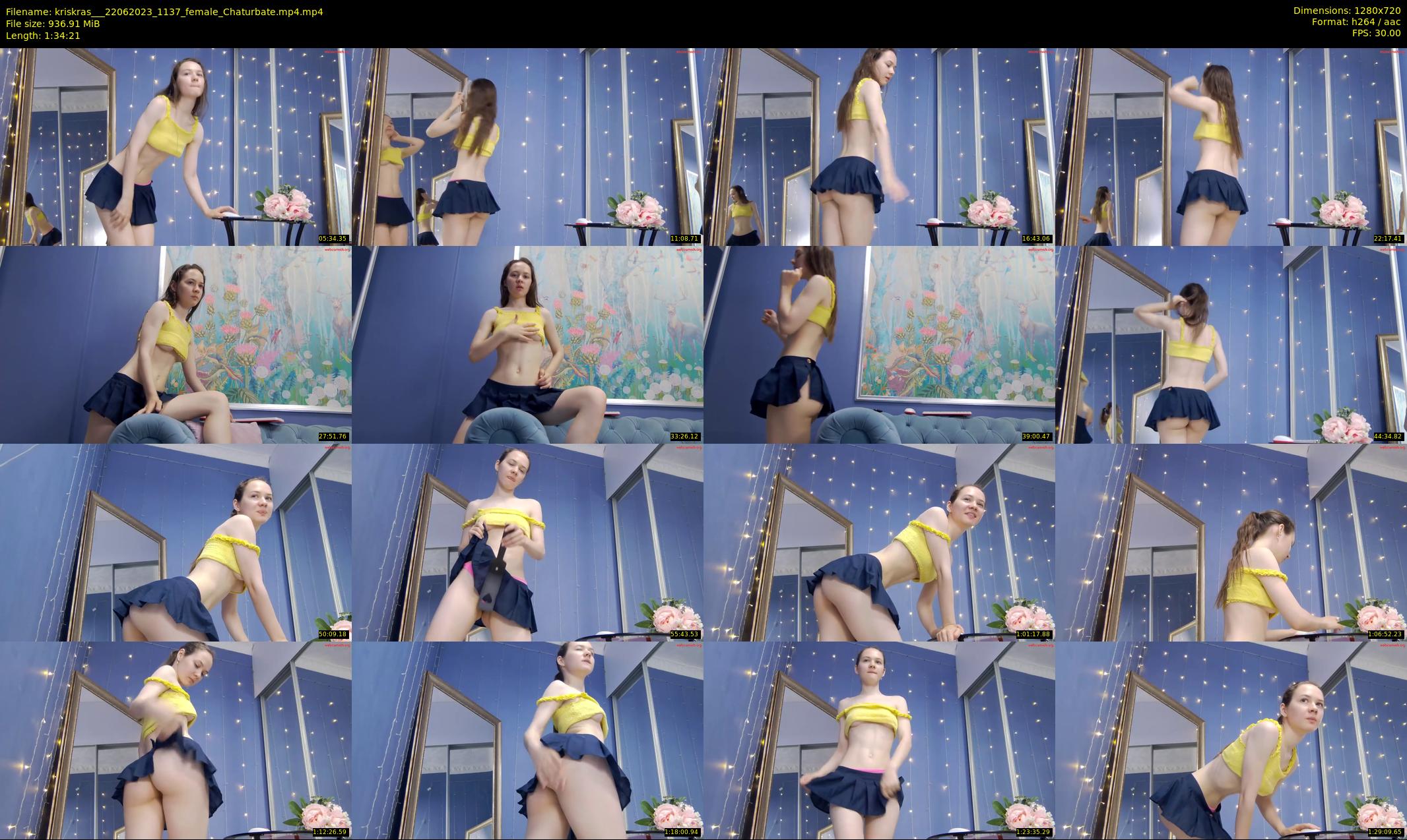 kriskras__ — 95 minute Chaturbate female cam show recording, 720p, Jun 22, 2023