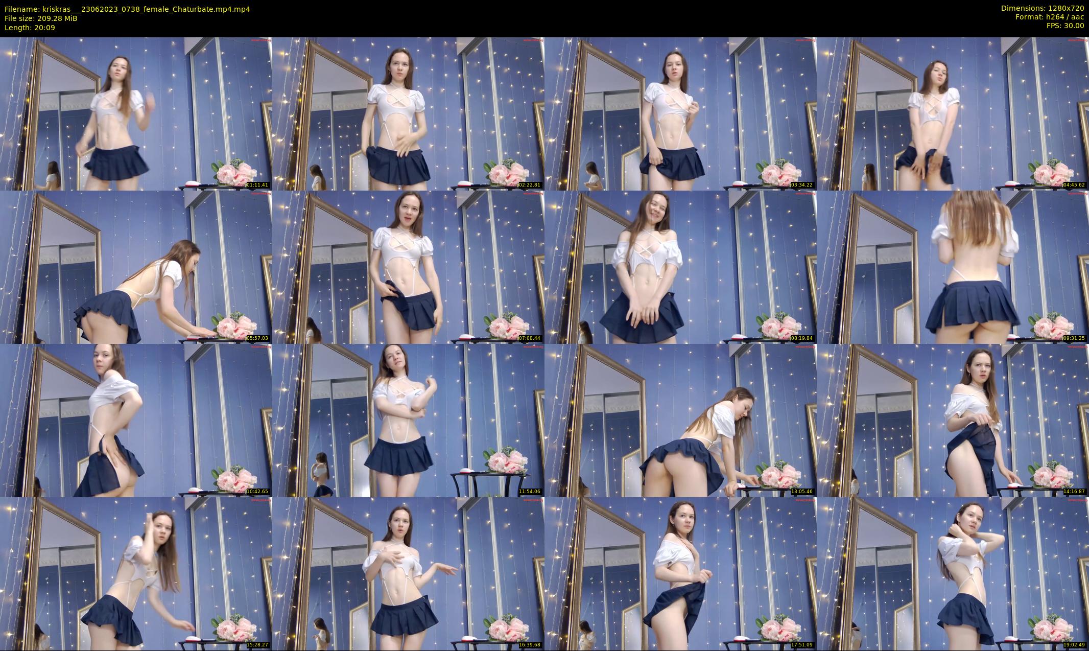 kriskras__ — 21 minute Chaturbate female cam show recording, 720p, Jun 23, 2023