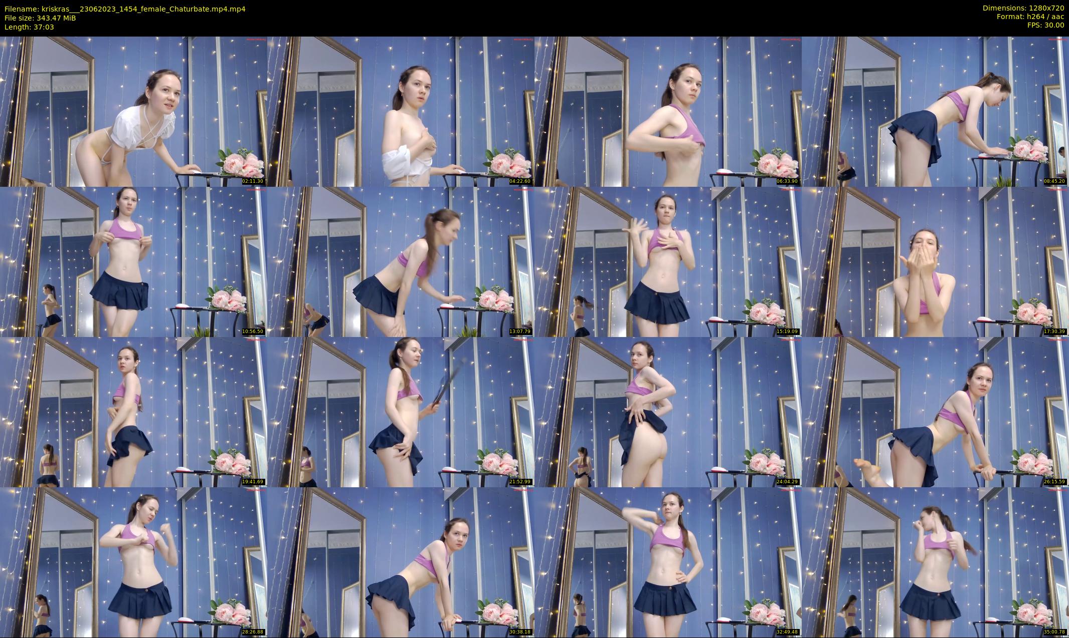 kriskras__ — 38 minute Chaturbate female cam show recording, 720p, Jun 23, 2023
