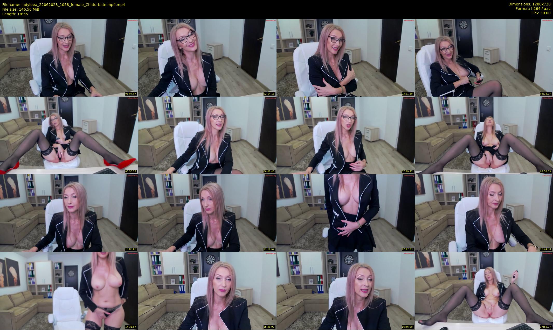 ladyleea — 19 minute Chaturbate female cam show recording, 720p, Jun 22, 2023