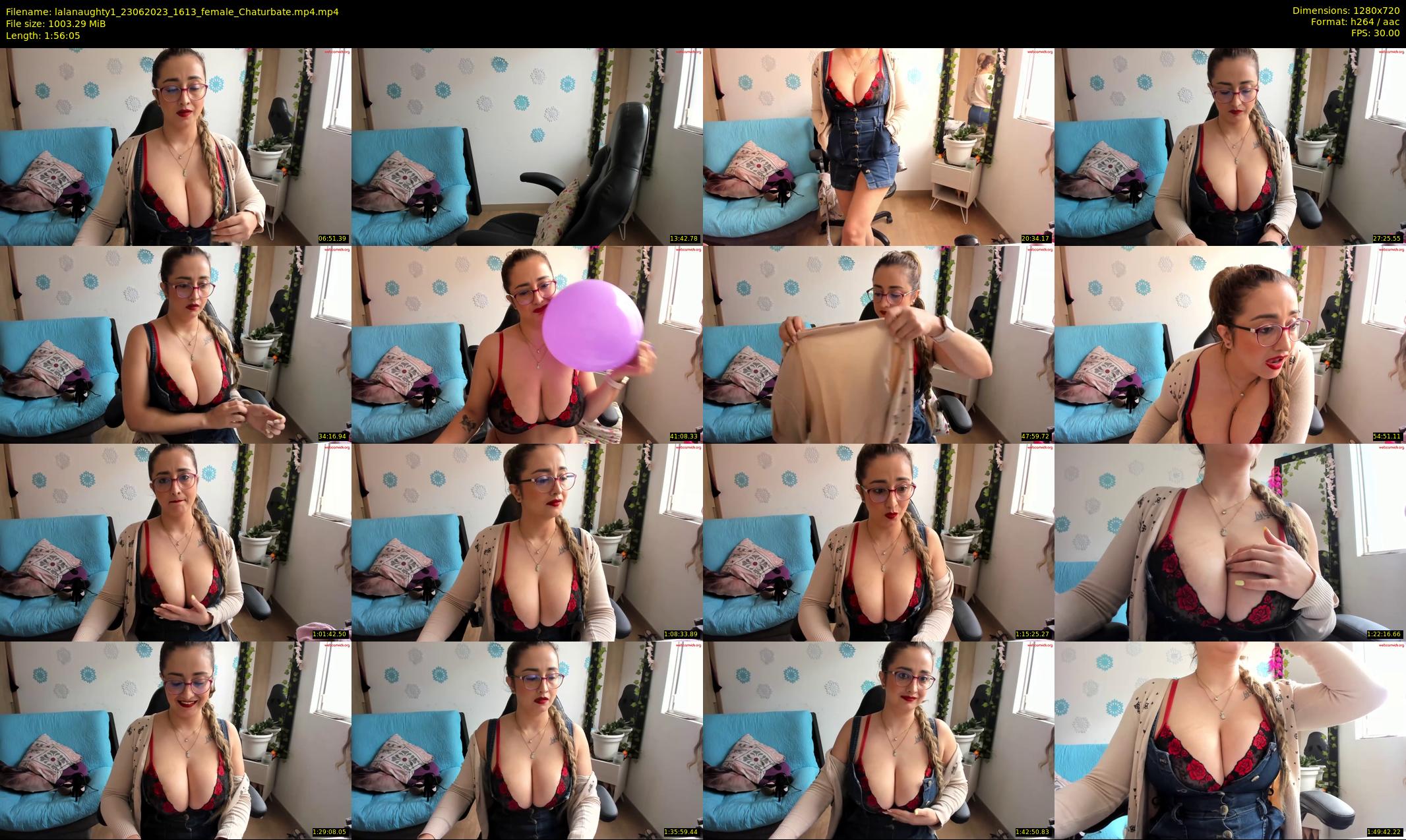 lalanaughty1 — 117 minute Chaturbate female cam show recording, 720p, Jun 23, 2023