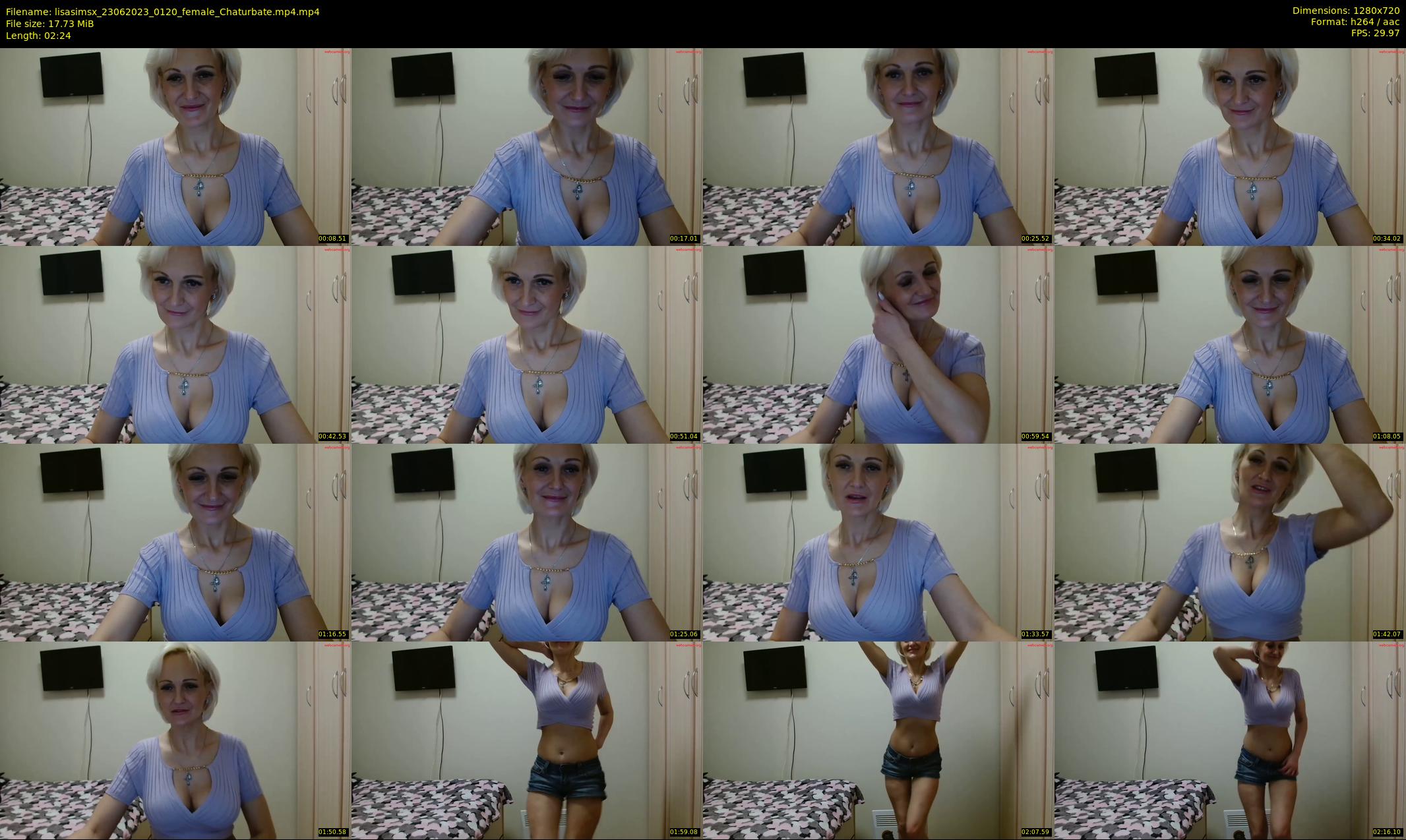 lisasimsx — 3 minute Chaturbate female cam show recording, 720p, Jun 23, 2023