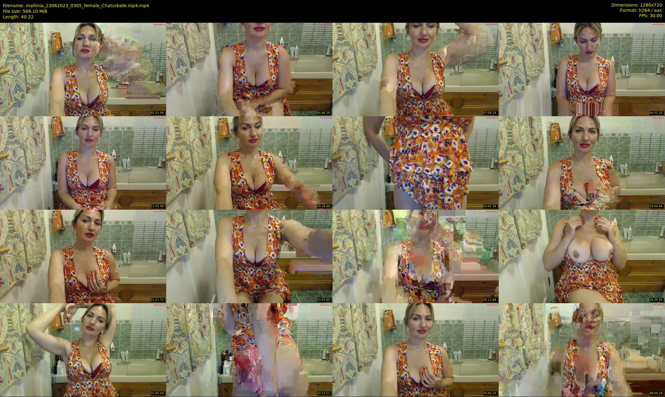 mallinia — 41 minute Chaturbate female cam show recording, 720p, Jun 23, 2023