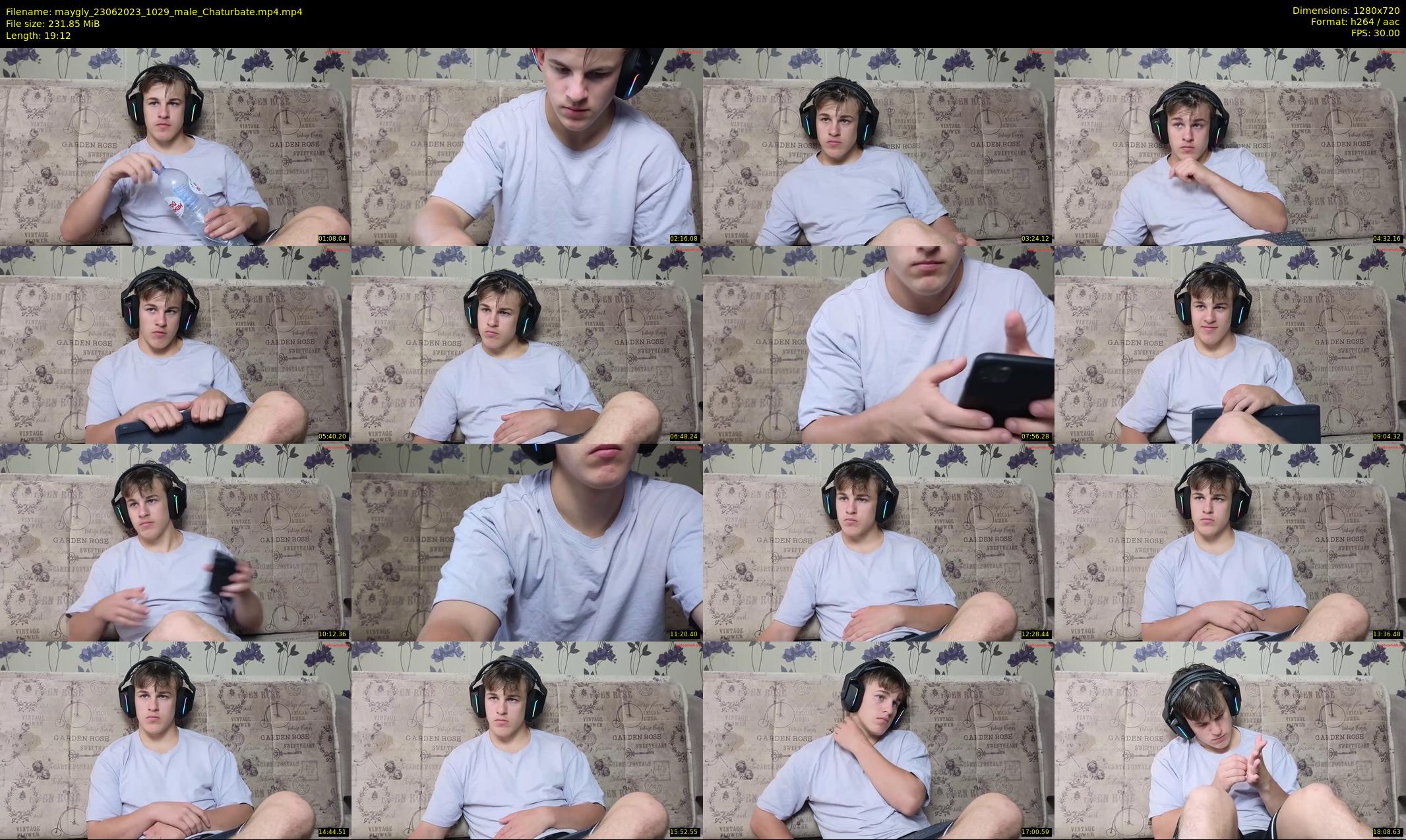 maygly — 20 minute Chaturbate male cam show recording, 720p, Jun 23, 2023