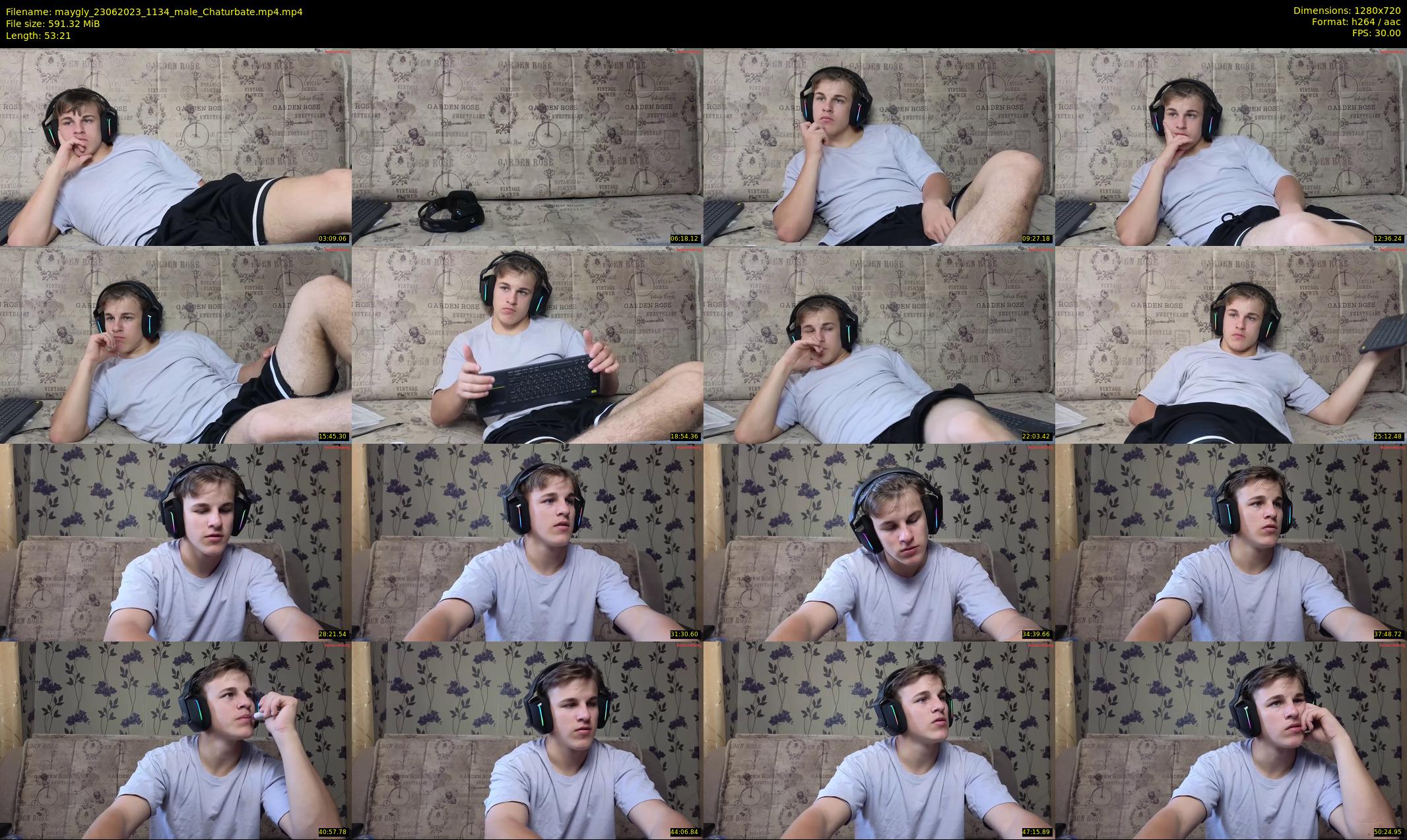 maygly — 54 minute Chaturbate male cam show recording, 720p, Jun 23, 2023
