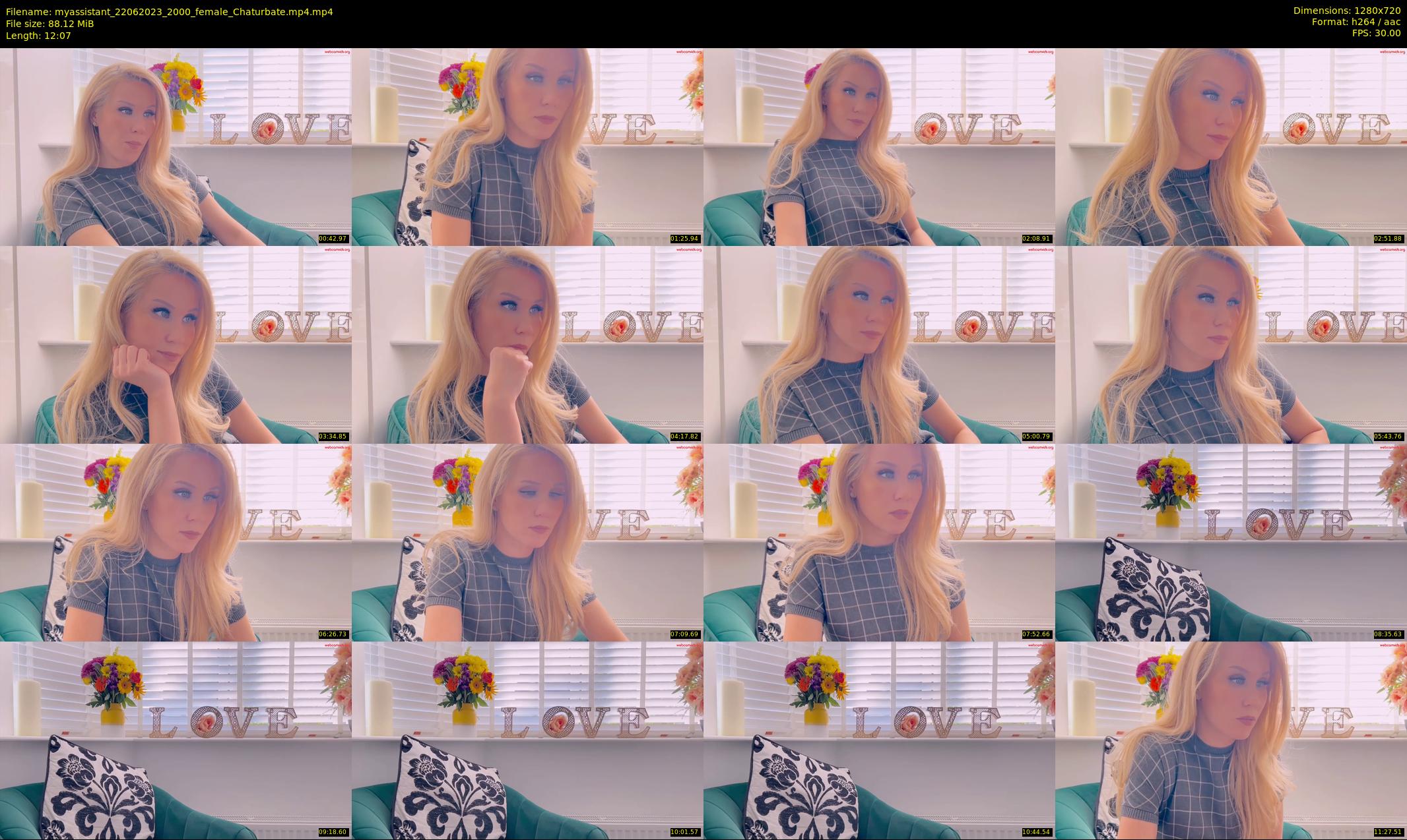myassistant — 13 minute Chaturbate female cam show recording, 720p, Jun 22, 2023