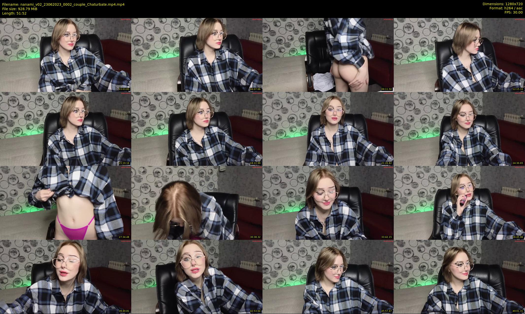 nanami_v02 — 52 minute Chaturbate couple cam show recording, 720p, Jun 23, 2023