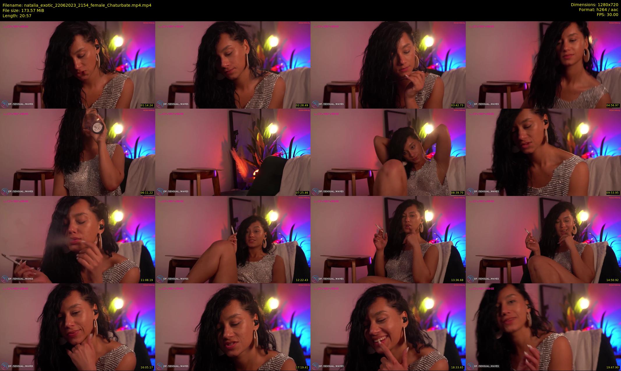 natalia_exotic — 21 minute Chaturbate female cam show recording, 720p, Jun 22, 2023