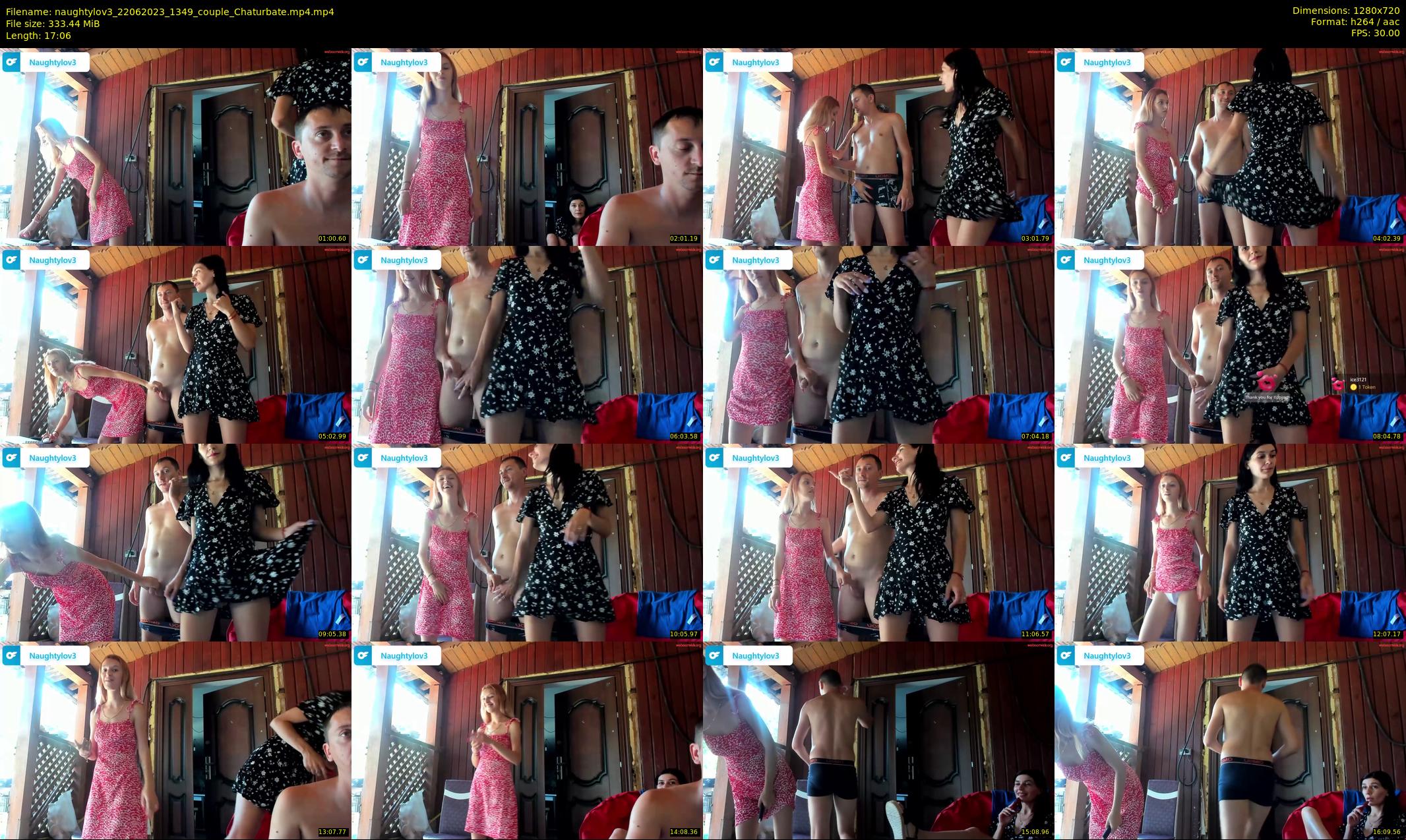 naughtylov3 — 18 minute Chaturbate couple cam show recording, 720p, Jun 22, 2023