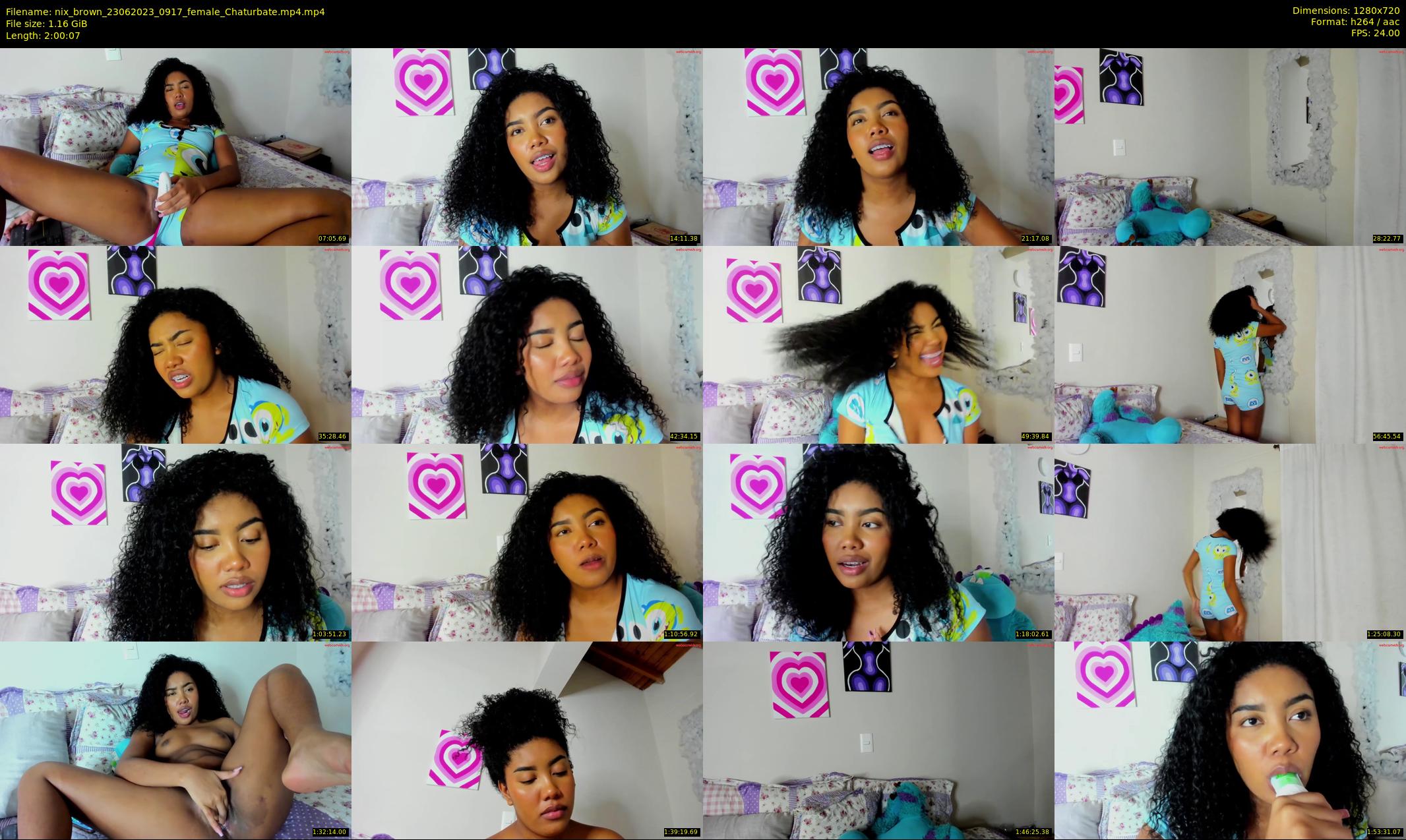 nix_brown — 121 minute Chaturbate female cam show recording, 720p, Jun 23, 2023