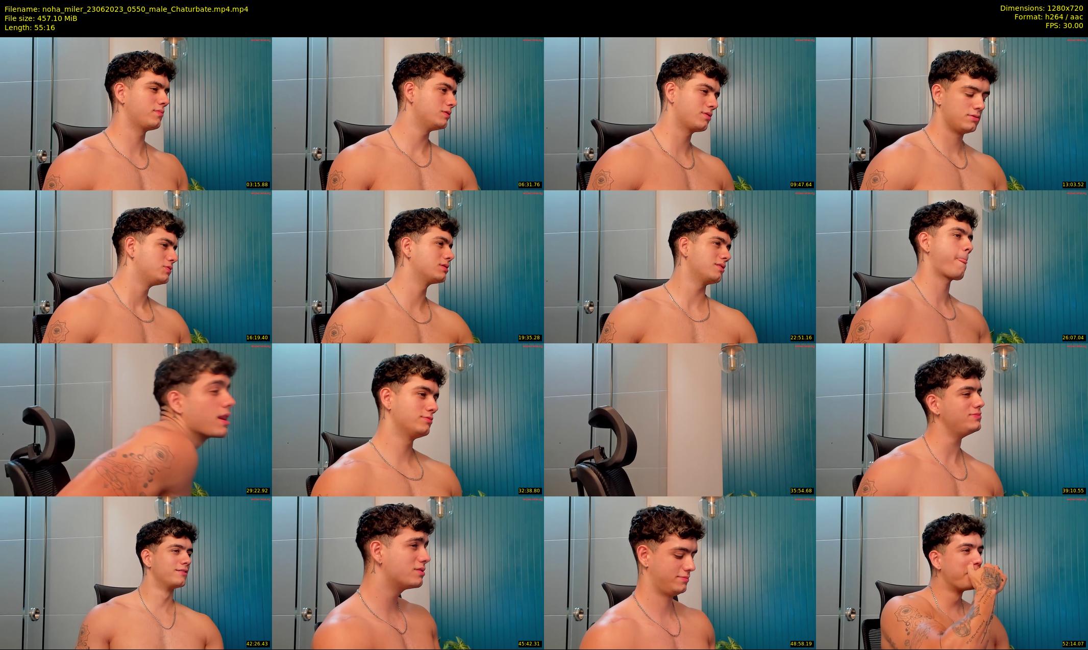 noha_miler — 56 minute Chaturbate male cam show recording, 720p, Jun 23, 2023
