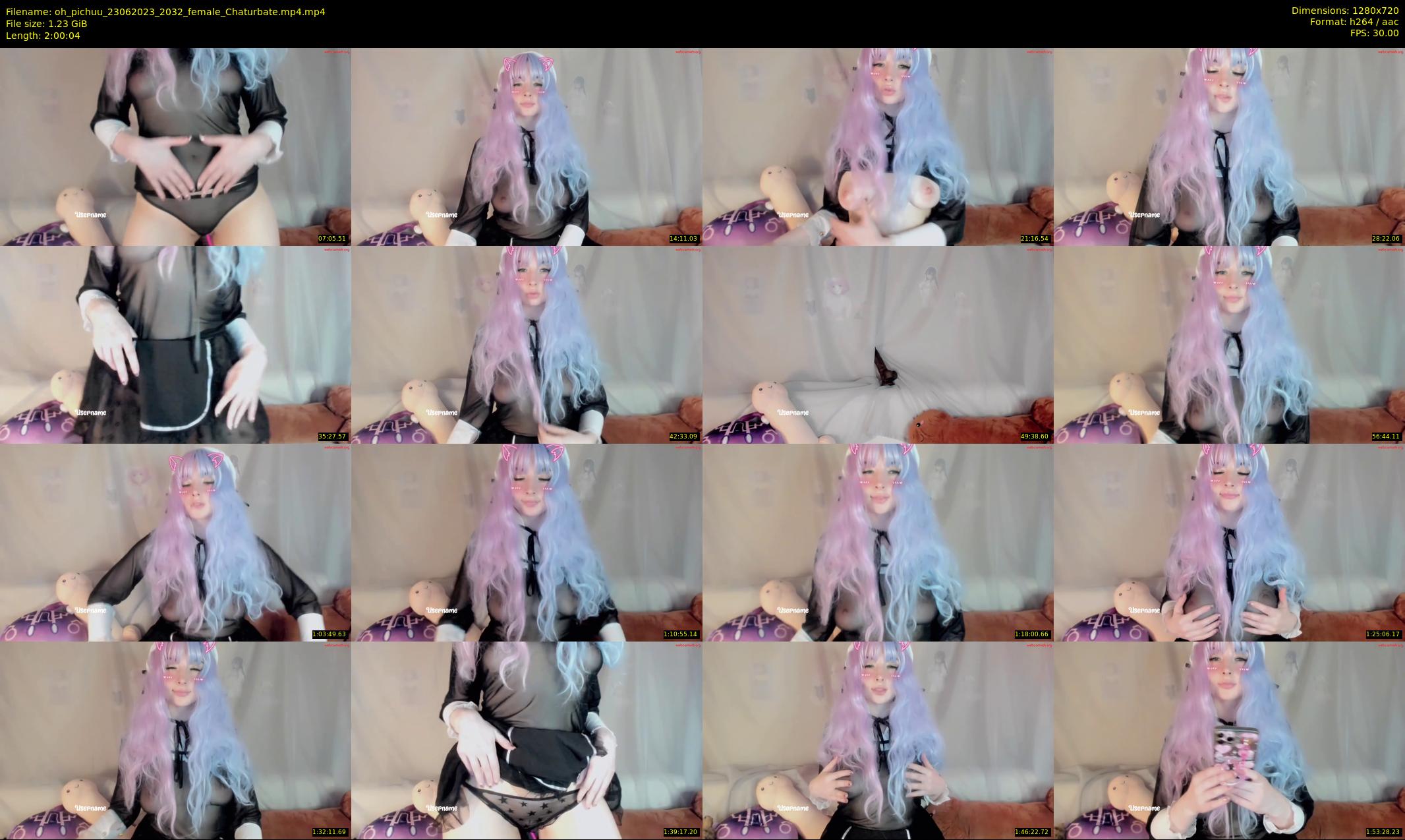oh_pichuu — 121 minute Chaturbate female cam show recording, 720p, Jun 23, 2023
