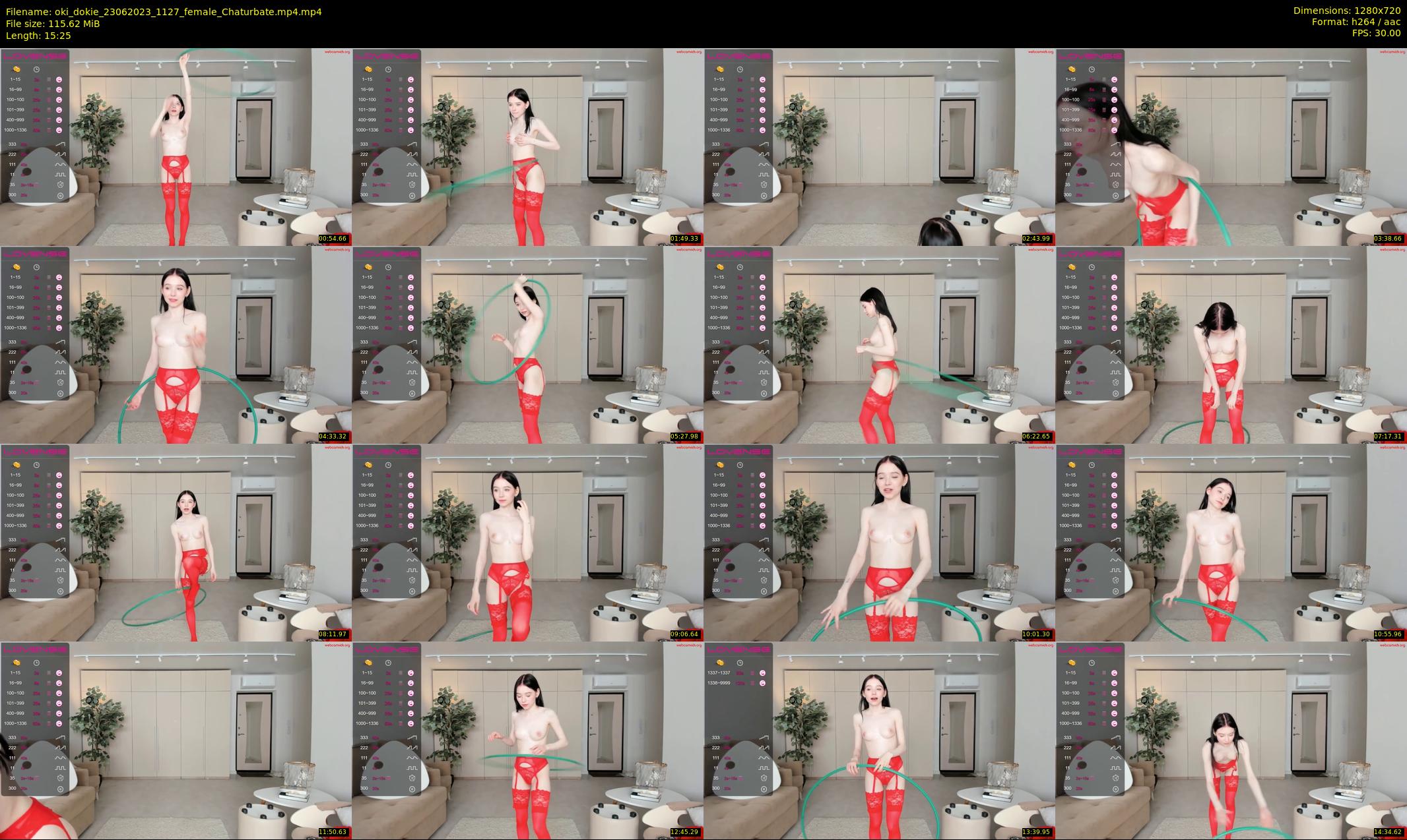 oki_dokie — 16 minute Chaturbate female cam show recording, 720p, Jun 23, 2023
