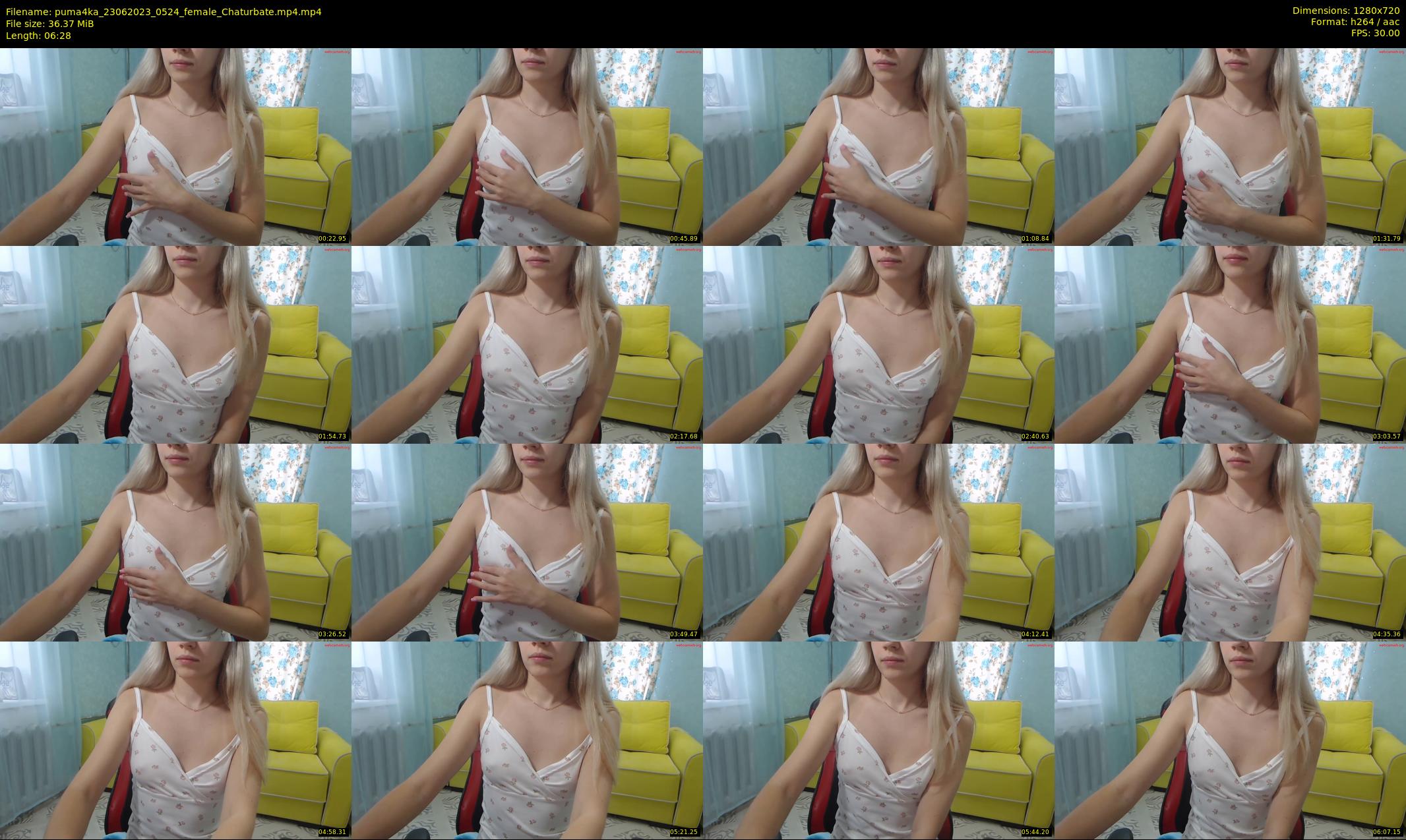 puma4ka — 7 minute Chaturbate female cam show recording, 720p, Jun 23, 2023