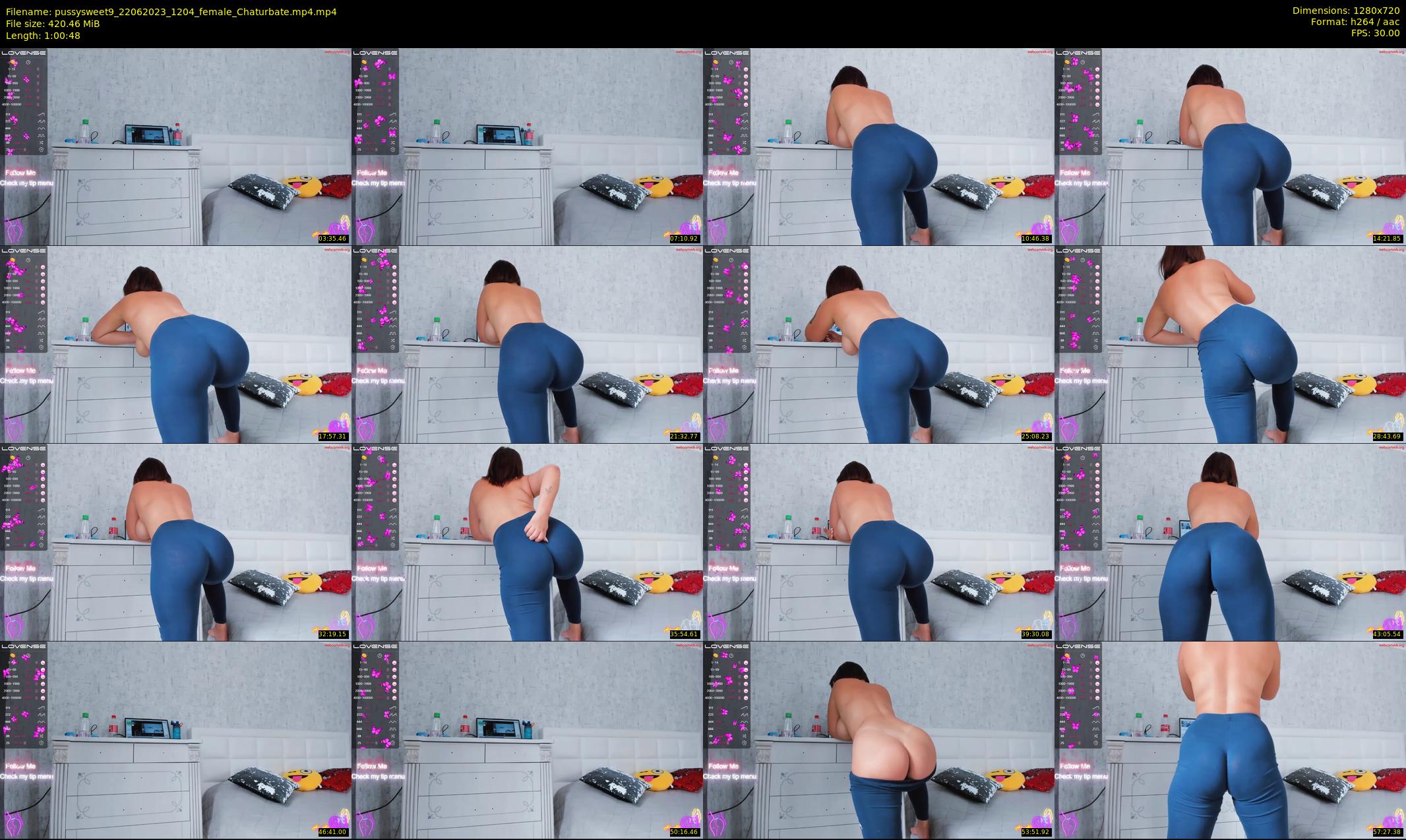 pussysweet9 — 61 minute Chaturbate female cam show recording, 720p, Jun 22, 2023