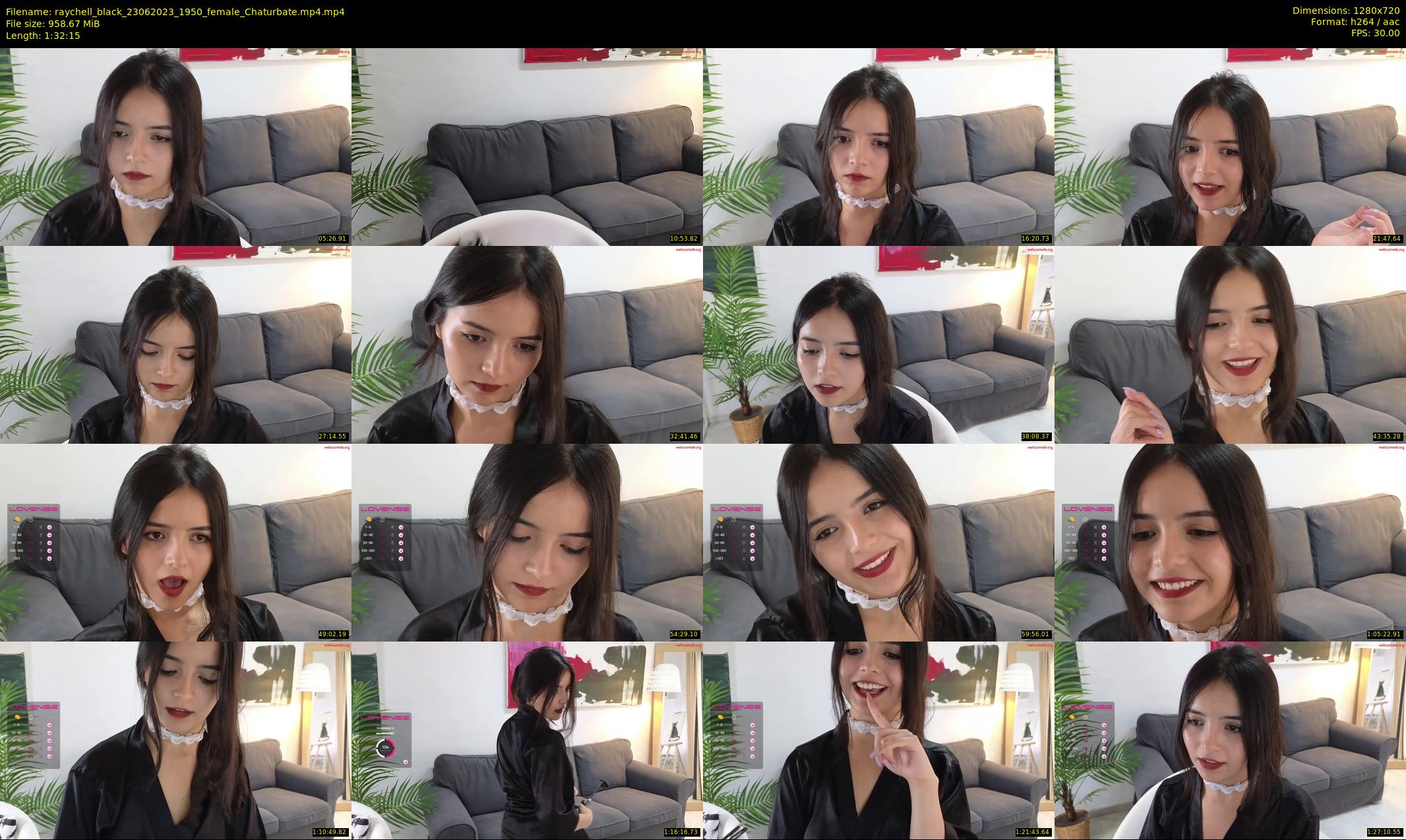 raychell_black — 93 minute Chaturbate female cam show recording, 720p, Jun 23, 2023