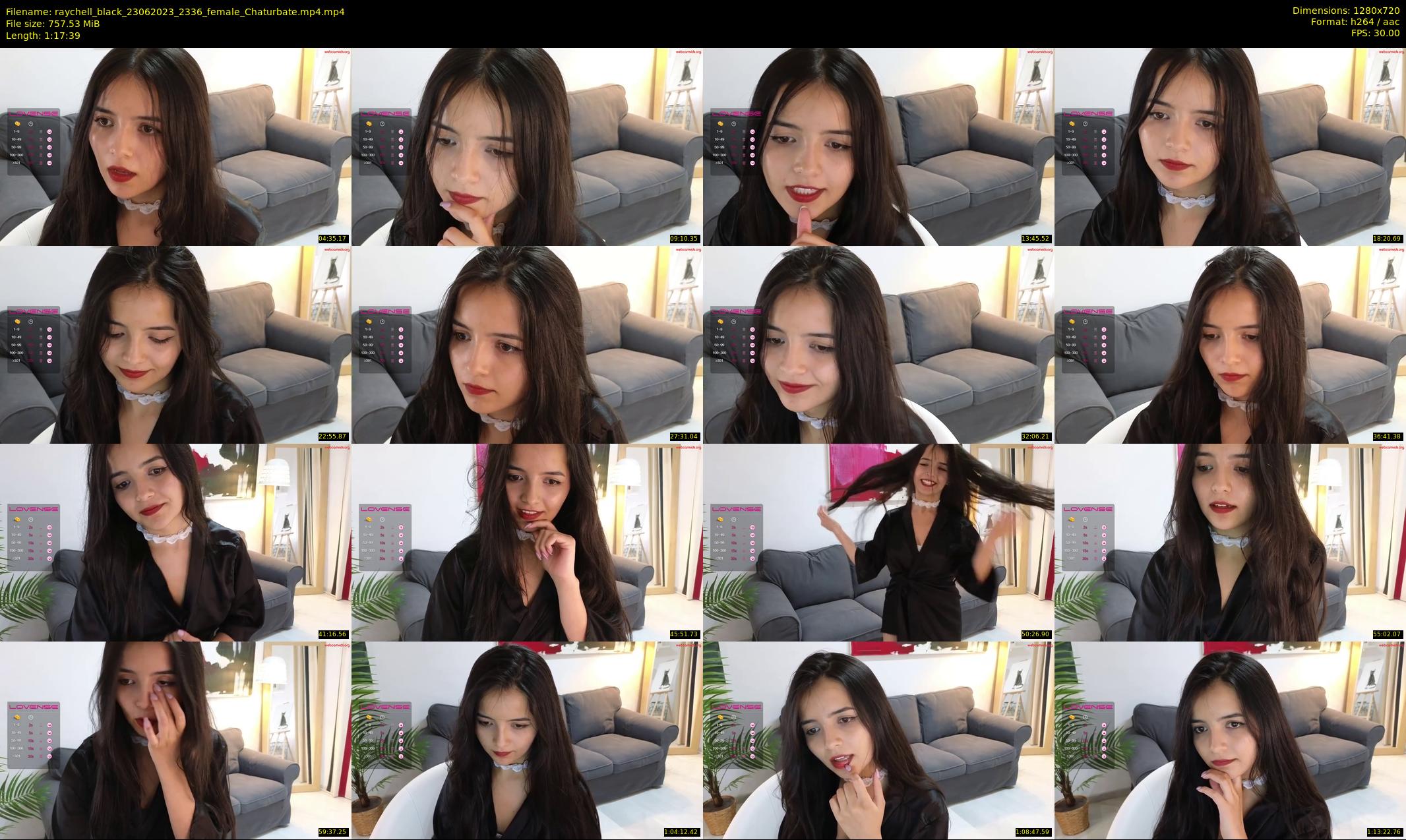 raychell_black — 78 minute Chaturbate female cam show recording, 720p, Jun 23, 2023