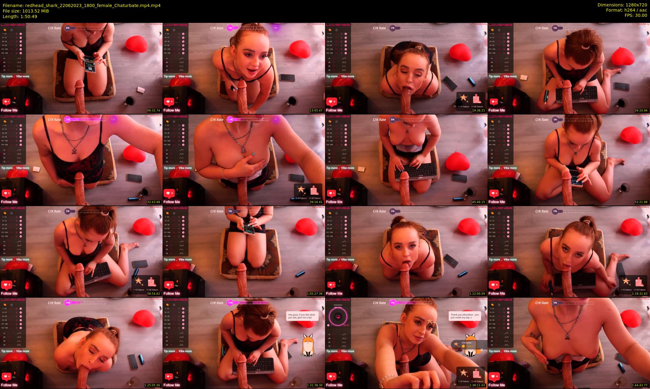 redhead_shark — 111 minute Chaturbate female cam show recording, 720p, Jun 22, 2023