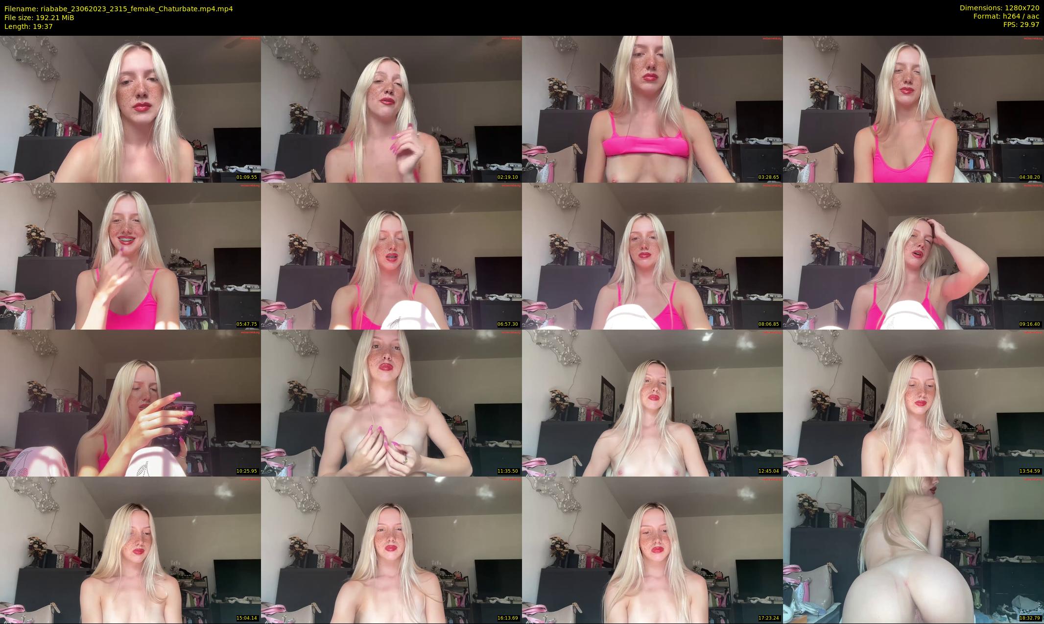 riababe — 20 minute Chaturbate female cam show recording, 720p, Jun 23, 2023