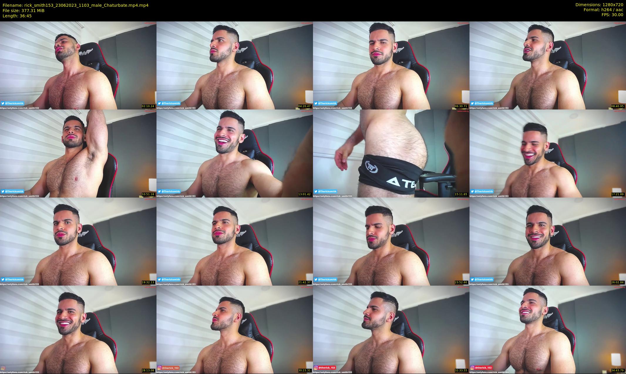 rick_smith153 — 37 minute Chaturbate male cam show recording, 720p, Jun 23, 2023