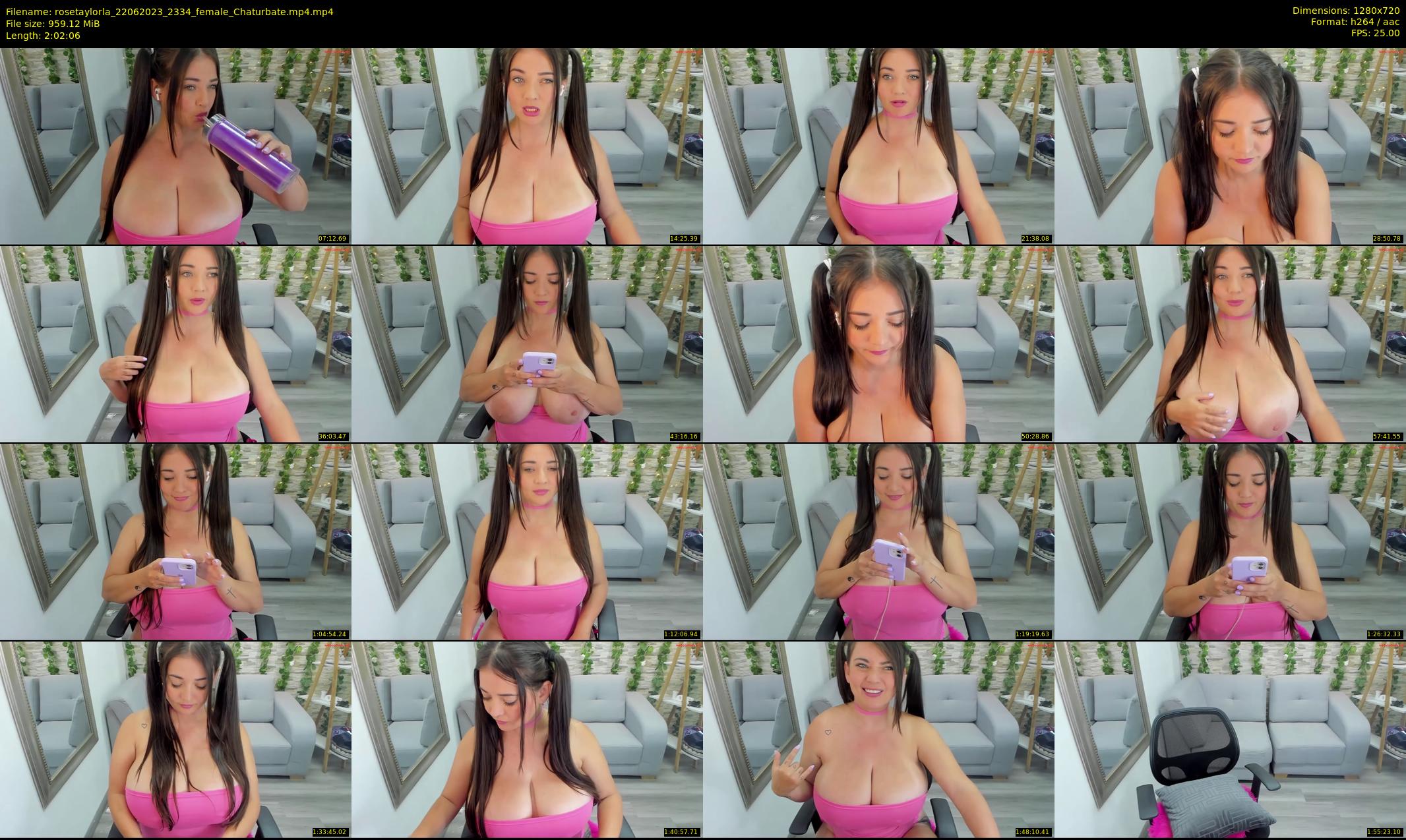 rosetaylorla — 123 minute Chaturbate female cam show recording, 720p, Jun 22, 2023