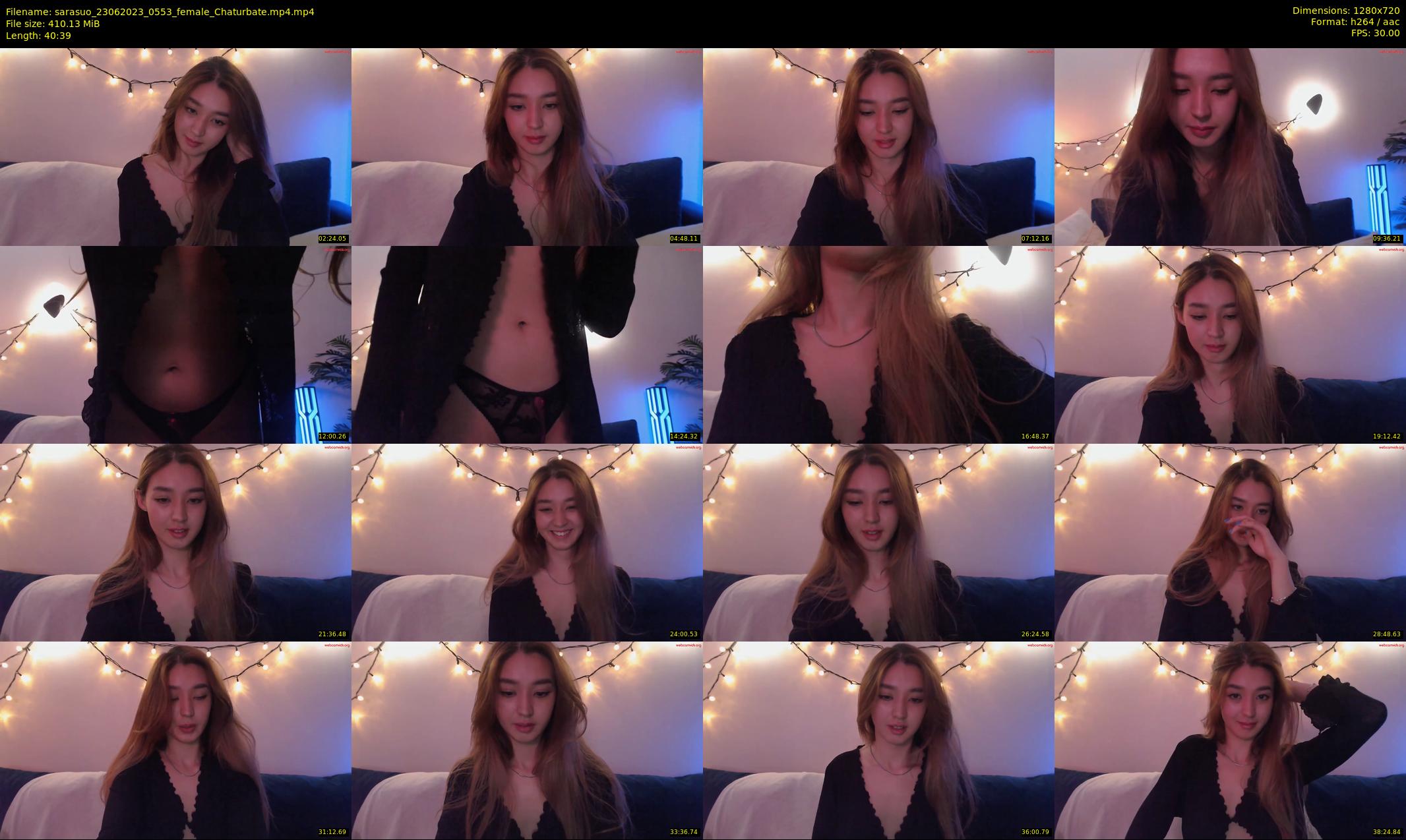 sarasuo — 41 minute Chaturbate female cam show recording, 720p, Jun 23, 2023