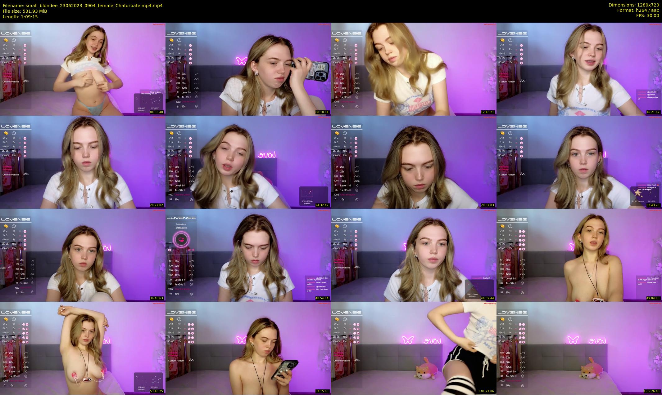 small_blondee — 70 minute Chaturbate female cam show recording, 720p, Jun 23, 2023
