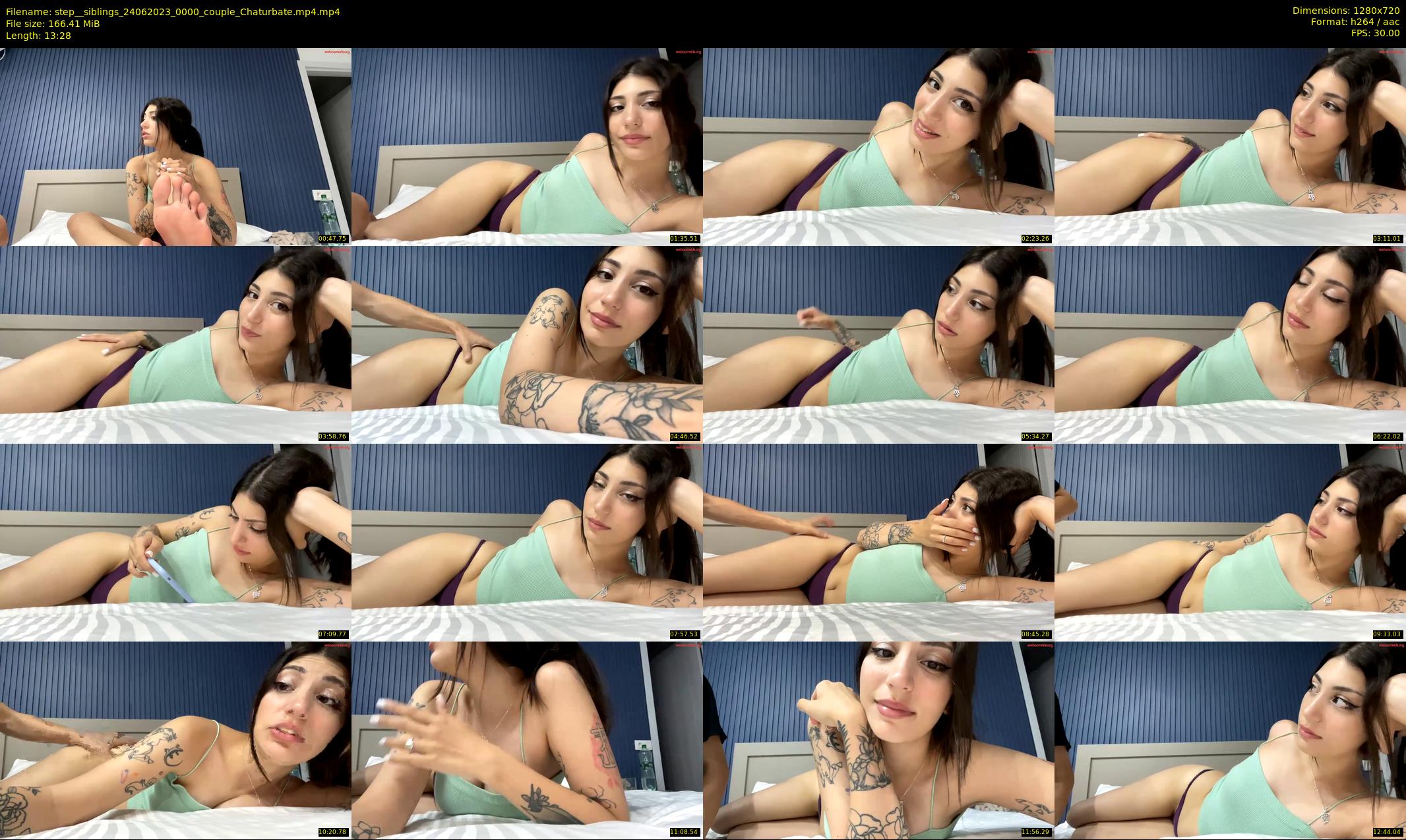 step__siblings — 14 minute Chaturbate couple cam show recording, 720p, Jun 24, 2023