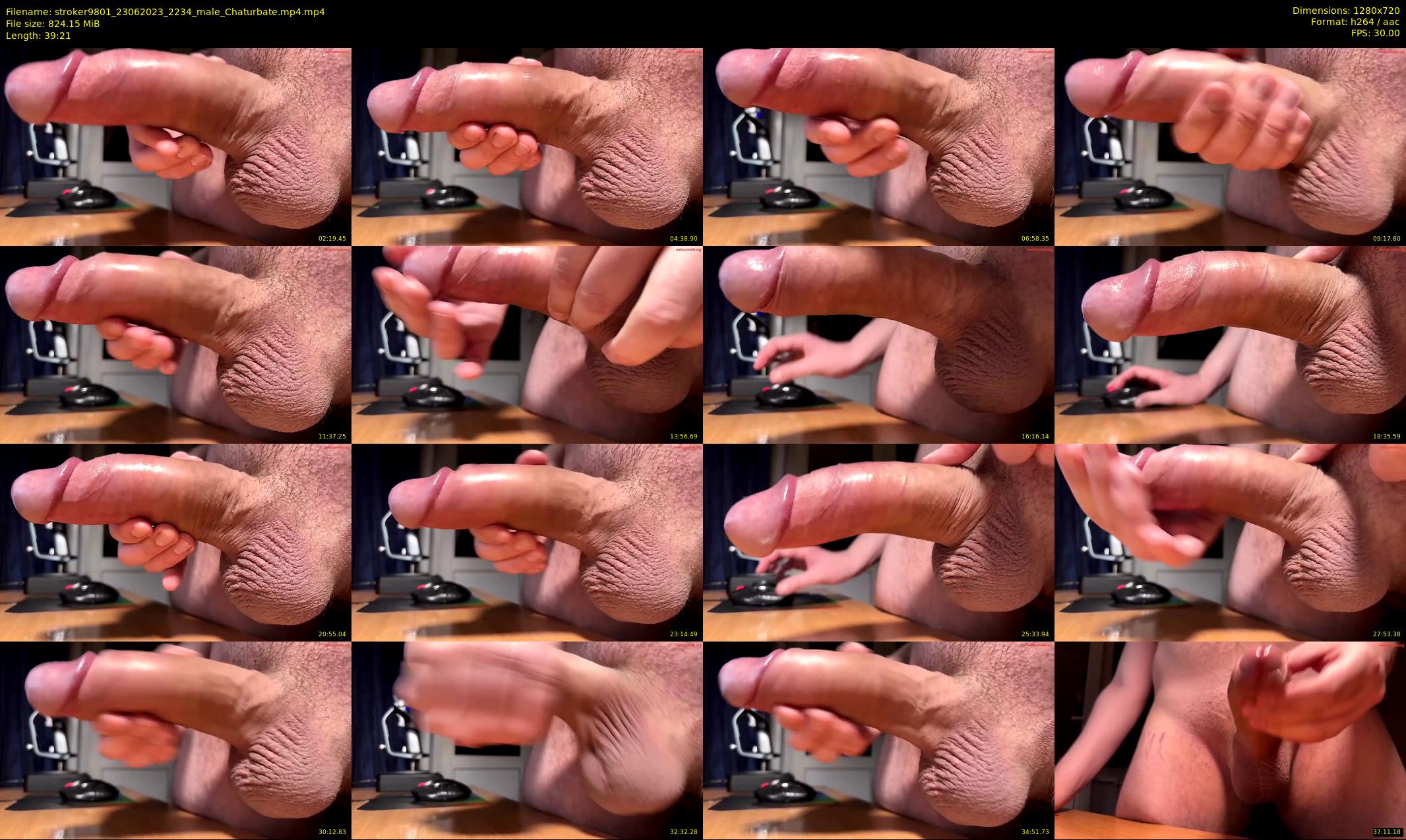 stroker9801 — 40 minute Chaturbate male cam show recording, 720p, Jun 23, 2023