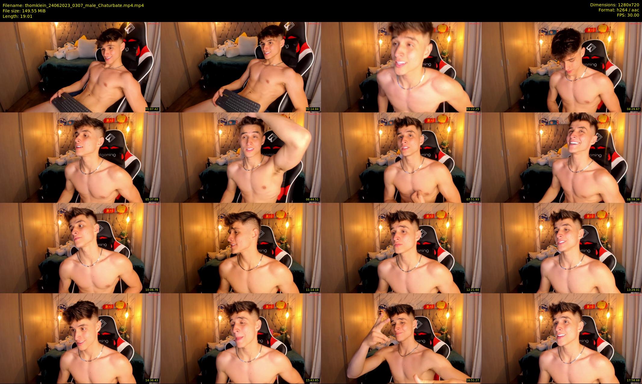 thomklein — 20 minute Chaturbate male cam show recording, 720p, Jun 24, 2023