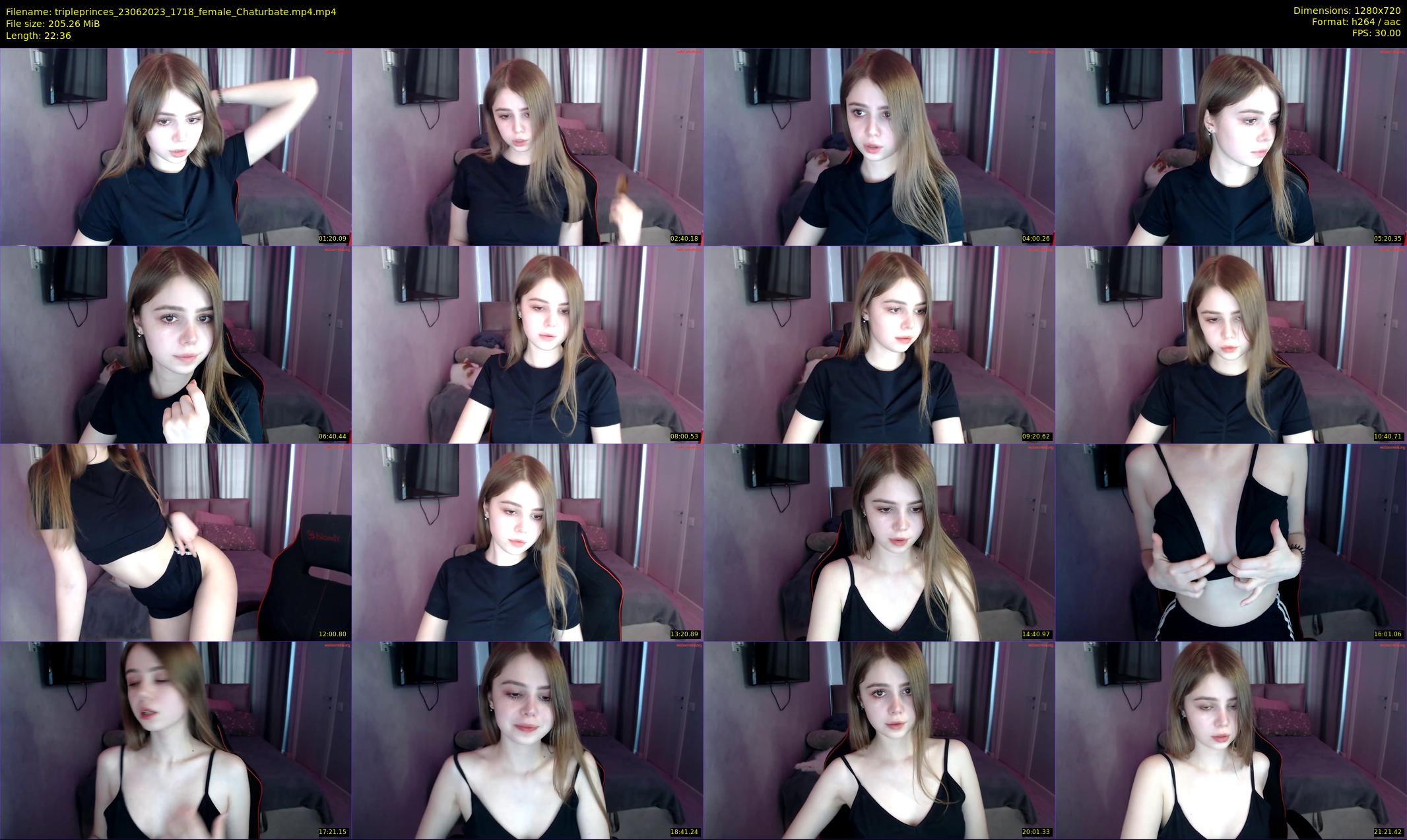 tripleprinces — 23 minute Chaturbate female cam show recording, 720p, Jun 23, 2023