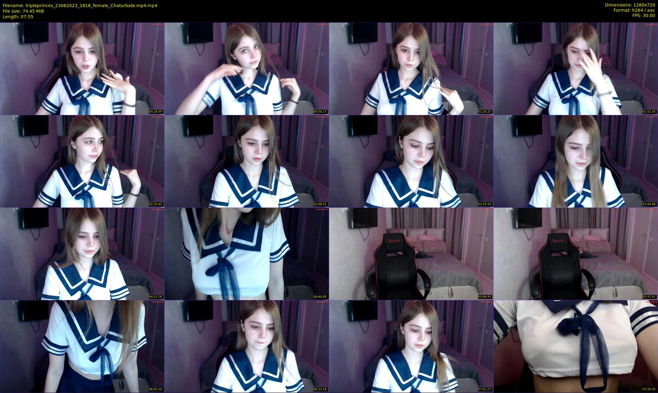 tripleprinces — 8 minute Chaturbate female cam show recording, 720p, Jun 23, 2023