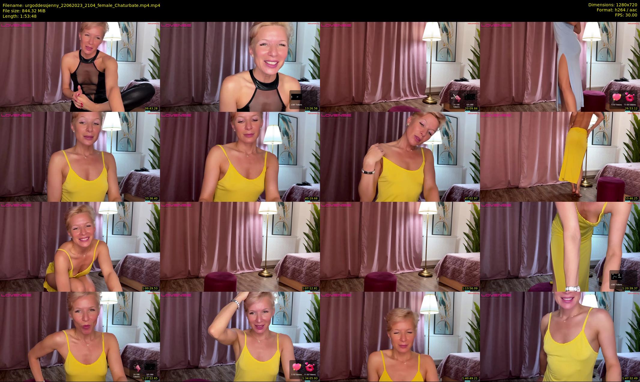 urgoddessjenny — 114 minute Chaturbate female cam show recording, 720p, Jun 22, 2023