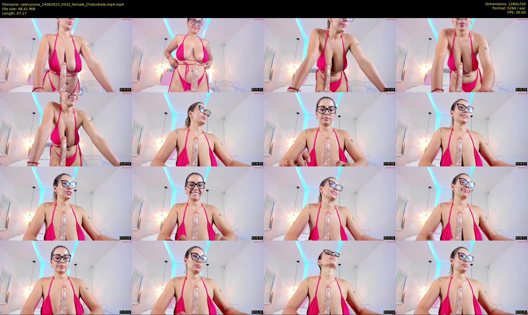 valerynova — 8 minute Chaturbate female cam show recording, 720p, Jun 24, 2023