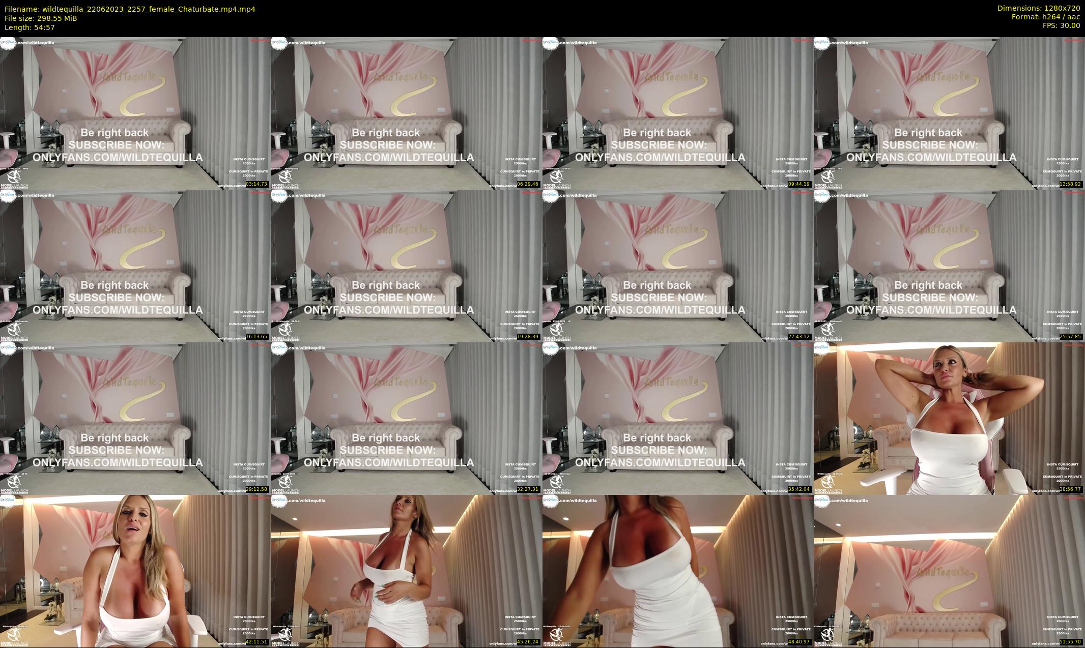 wildtequilla — 55 minute Chaturbate couple cam show recording, 720p, Jun 22, 2023