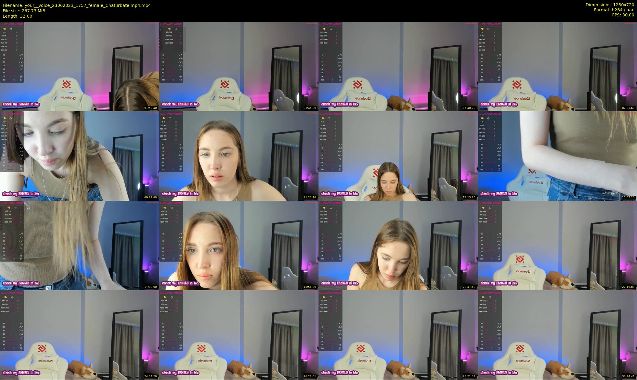 your__voice — 32 minute Chaturbate female cam show recording, 720p, Jun 23, 2023