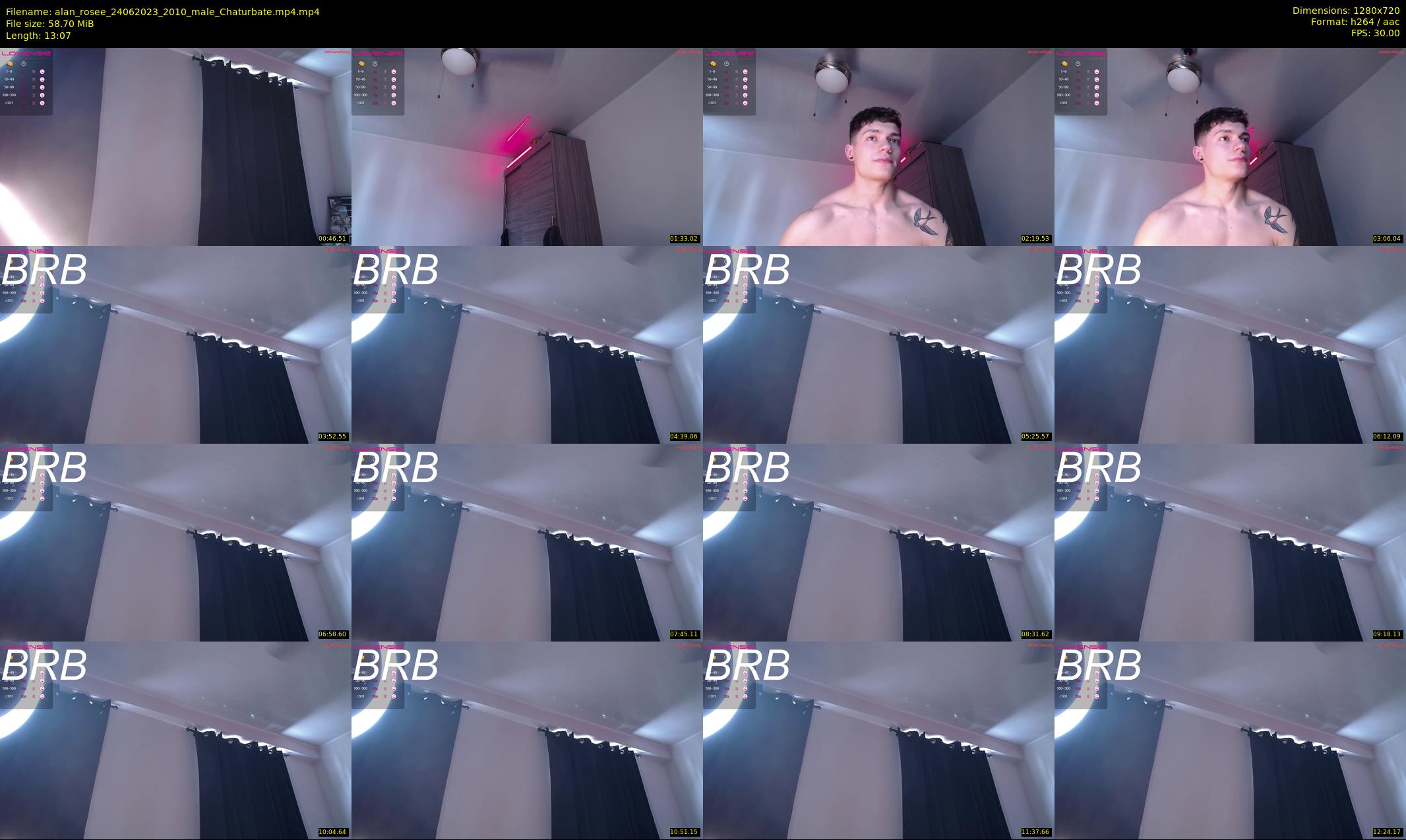 alan_rosee — 14 minute Chaturbate male cam show recording, 720p, Jun 24, 2023