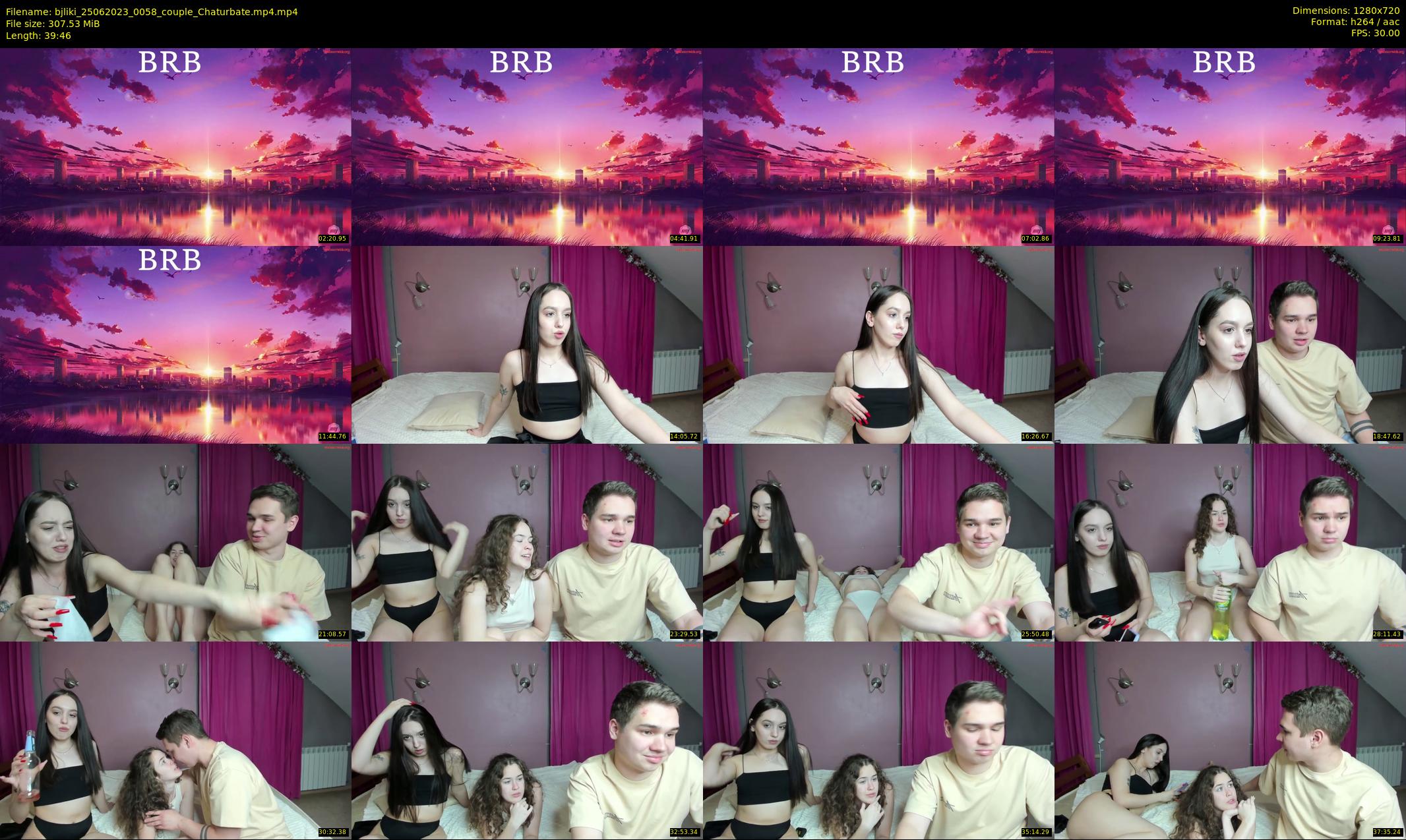 bjliki — 40 minute Chaturbate couple cam show recording, 720p, Jun 25, 2023