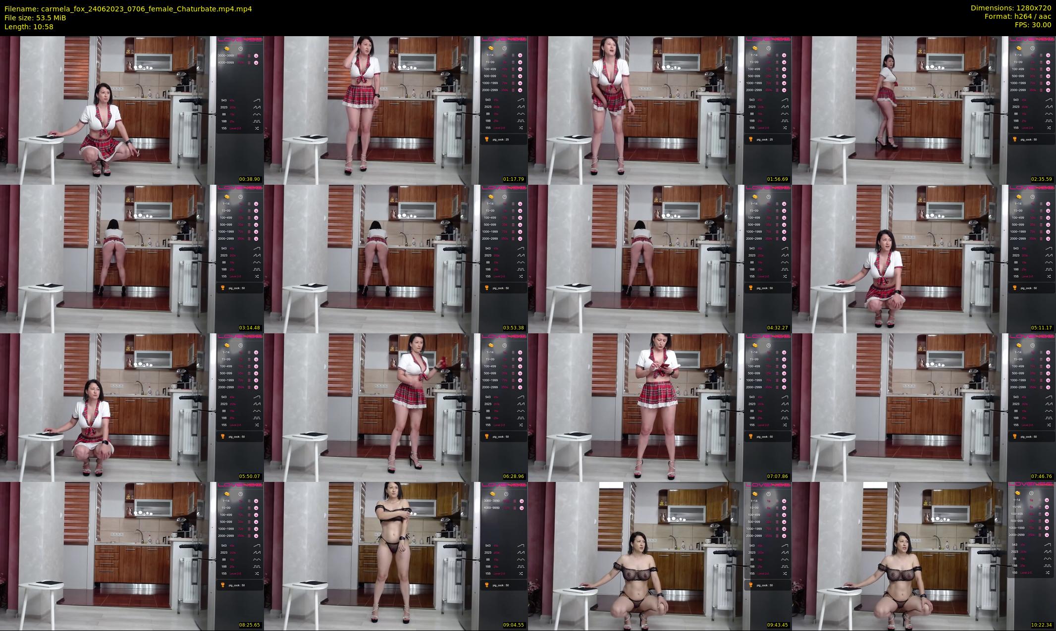 carmela_fox — 11 minute Chaturbate female cam show recording, 720p, Jun 24, 2023