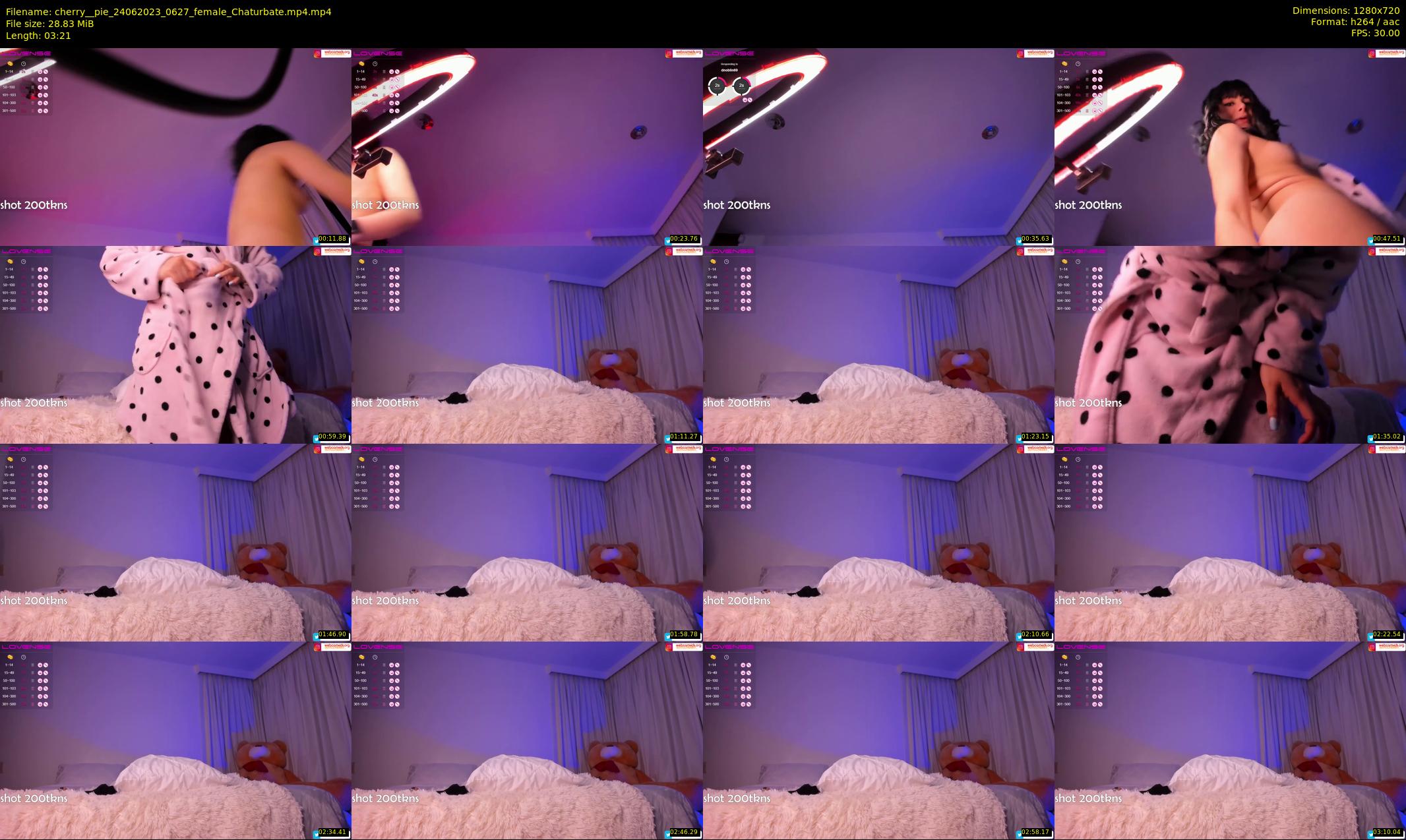 cherry__pie — 4 minute Chaturbate female cam show recording, 720p, Jun 24, 2023