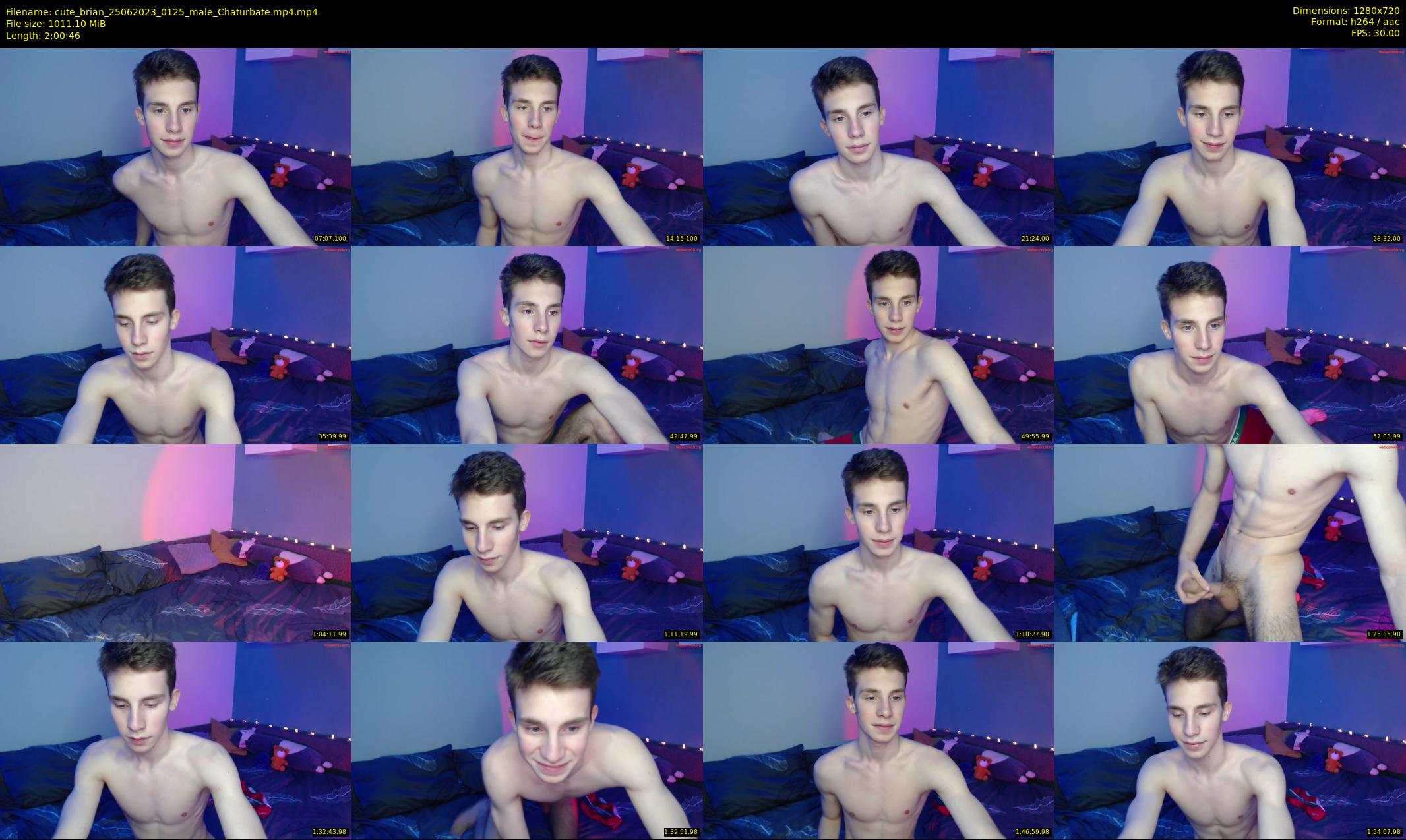 cute_brian — 121 minute Chaturbate male cam show recording, 720p, Jun 25, 2023