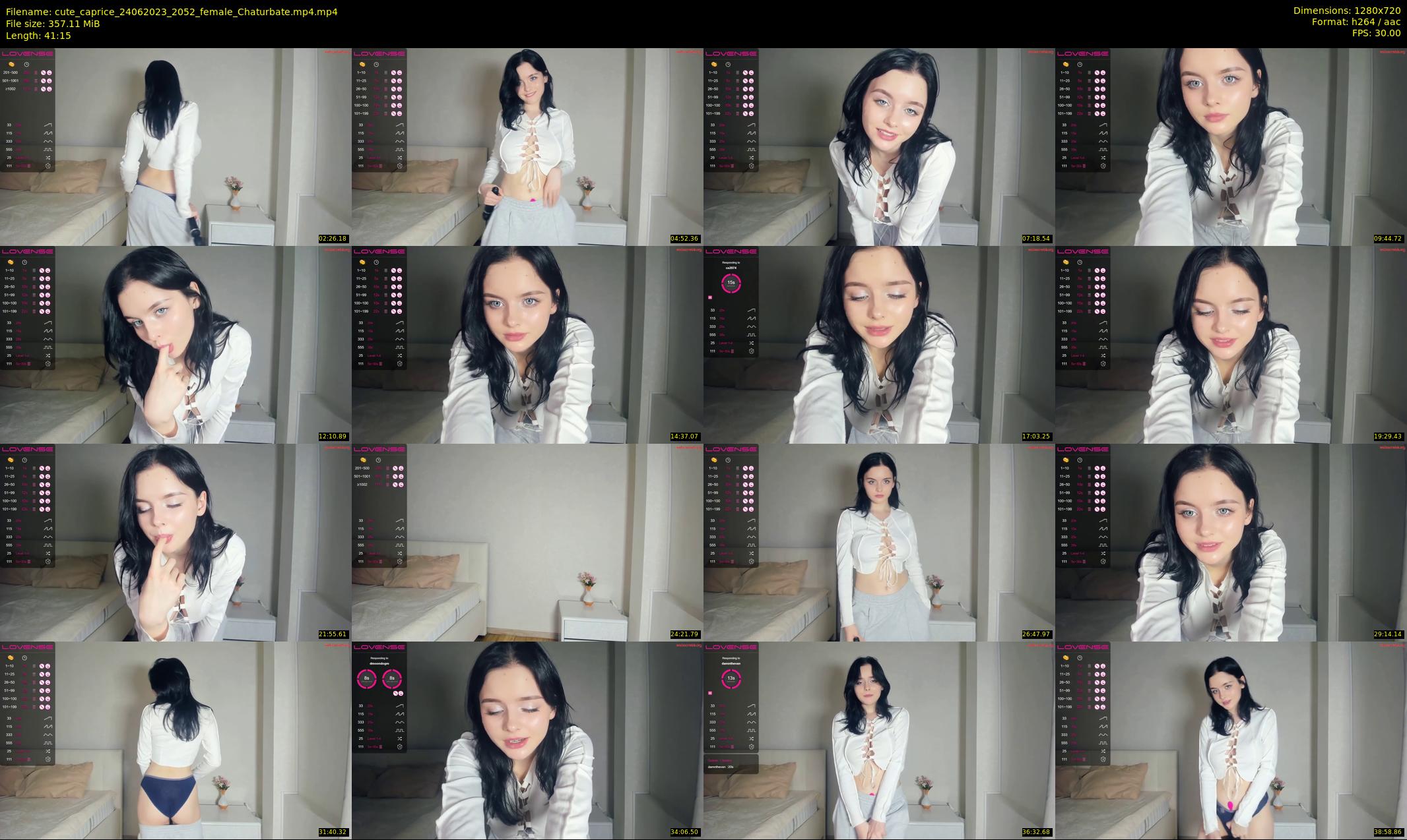 cute_caprice — 42 minute Chaturbate female cam show recording, 720p, Jun 24, 2023