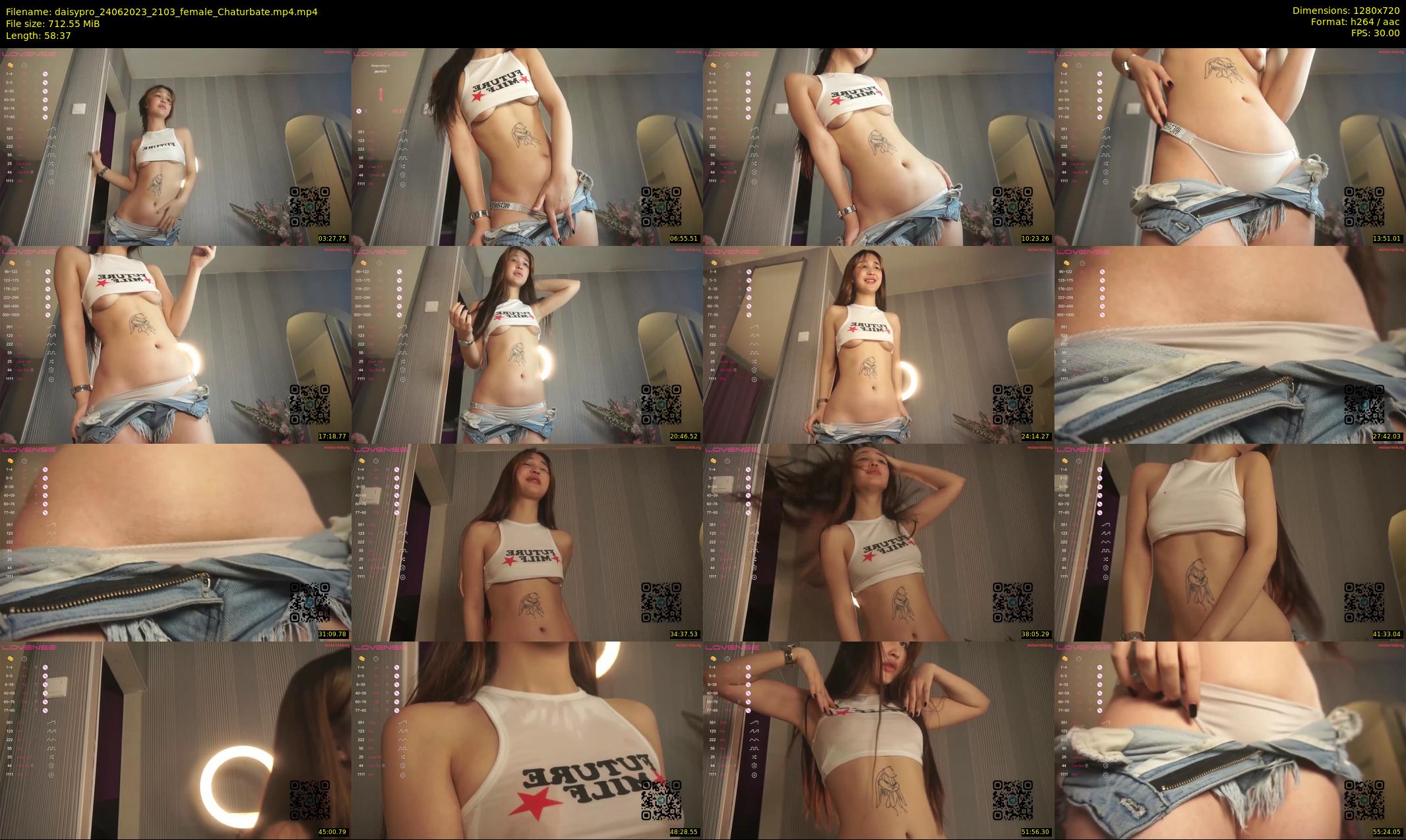 daisypro — 59 minute Chaturbate couple cam show recording, 720p, Jun 24, 2023