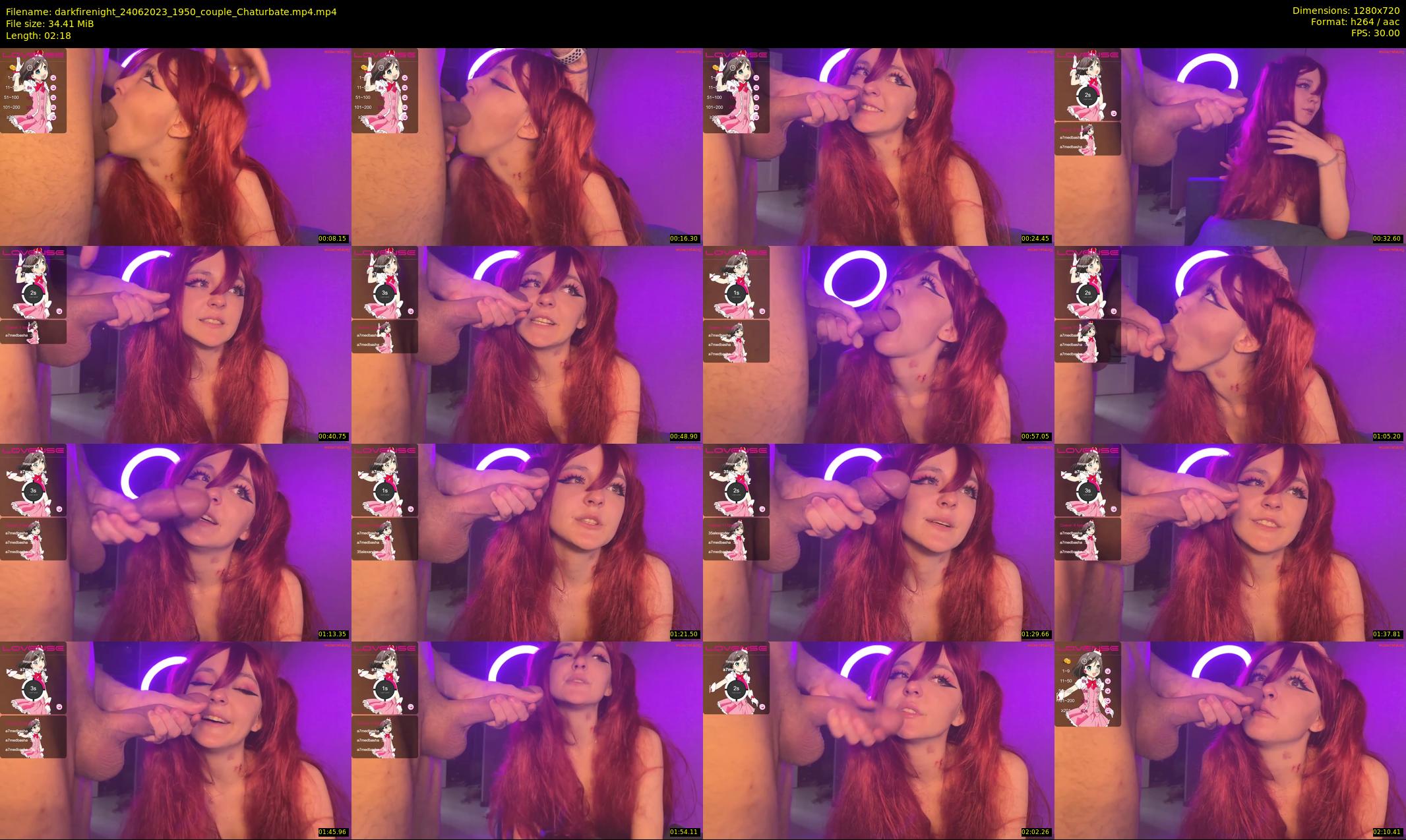 darkfirenight — 3 minute Chaturbate couple cam show recording, 720p, Jun 24, 2023