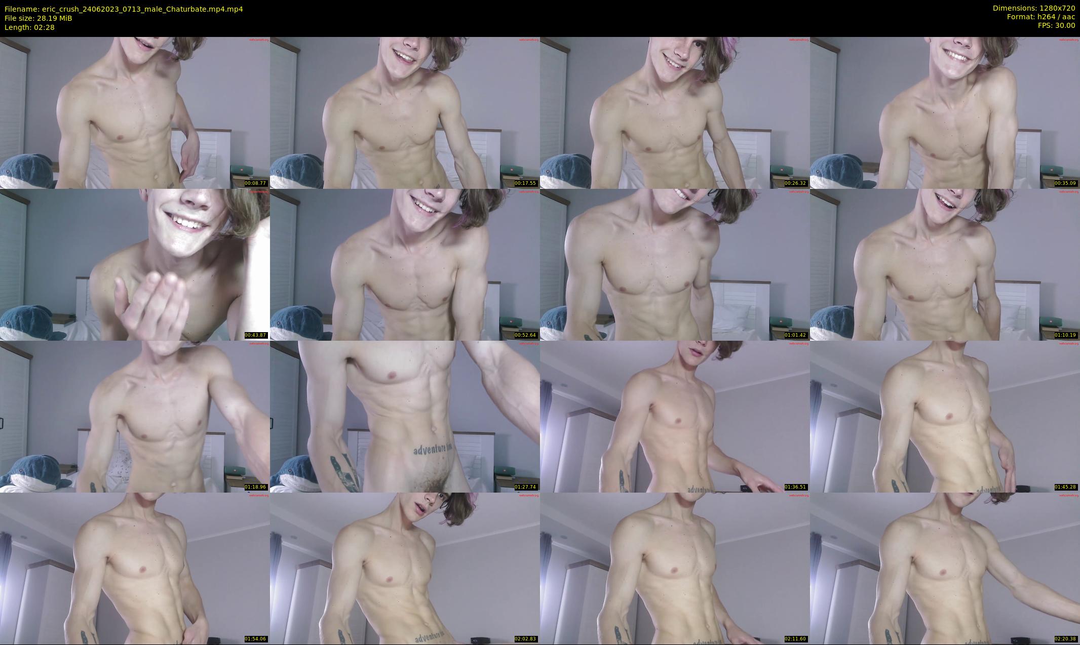 eric_crush — 3 minute Chaturbate male cam show recording, 720p, Jun 24, 2023