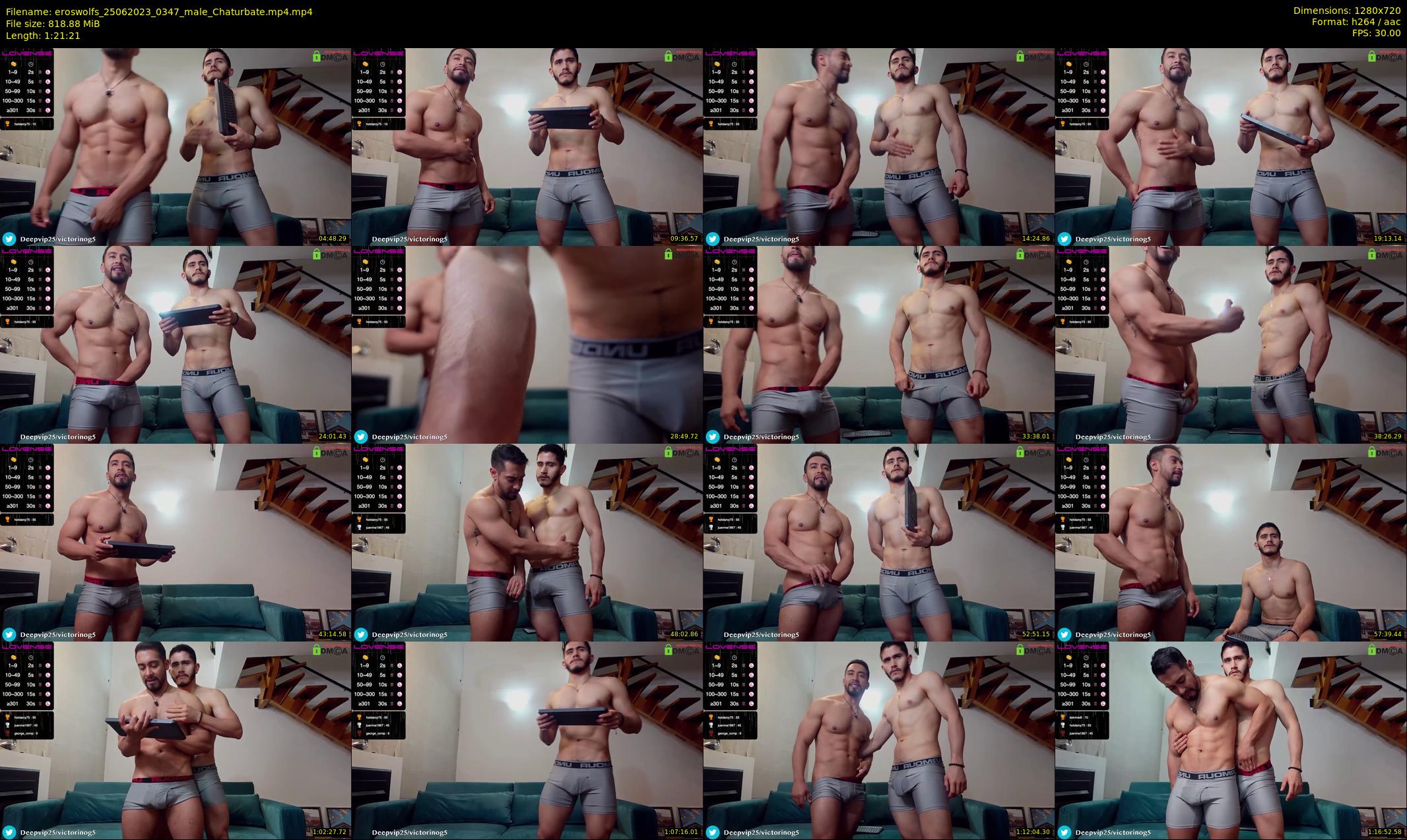 eroswolfs — 82 minute Chaturbate male cam show recording, 720p, Jun 25, 2023